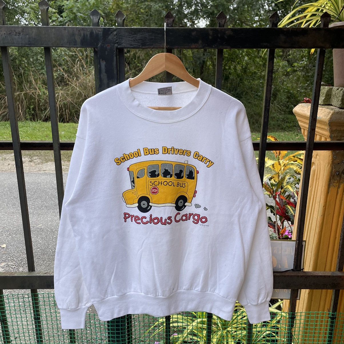 Vintage 🔥Vintage Precious Cargo School Bus Big Logo Sweatshirts Size US M / EU 48-50 / 2 - 1 Thumbnail