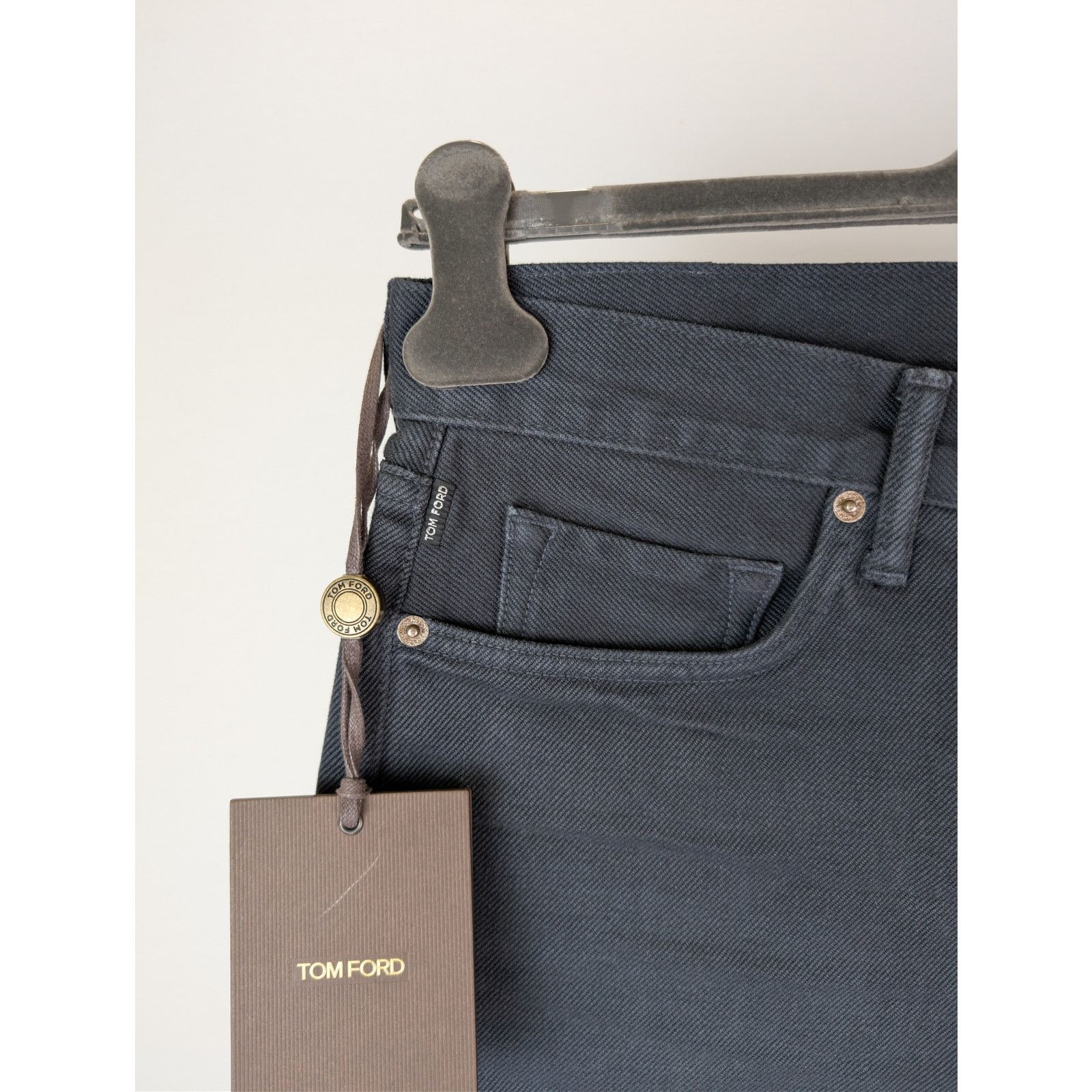 Tom Ford o1rshd1 Slim-Fit Denim Jeans in Dark Turquoise Blue Size US 31 - 6 Thumbnail