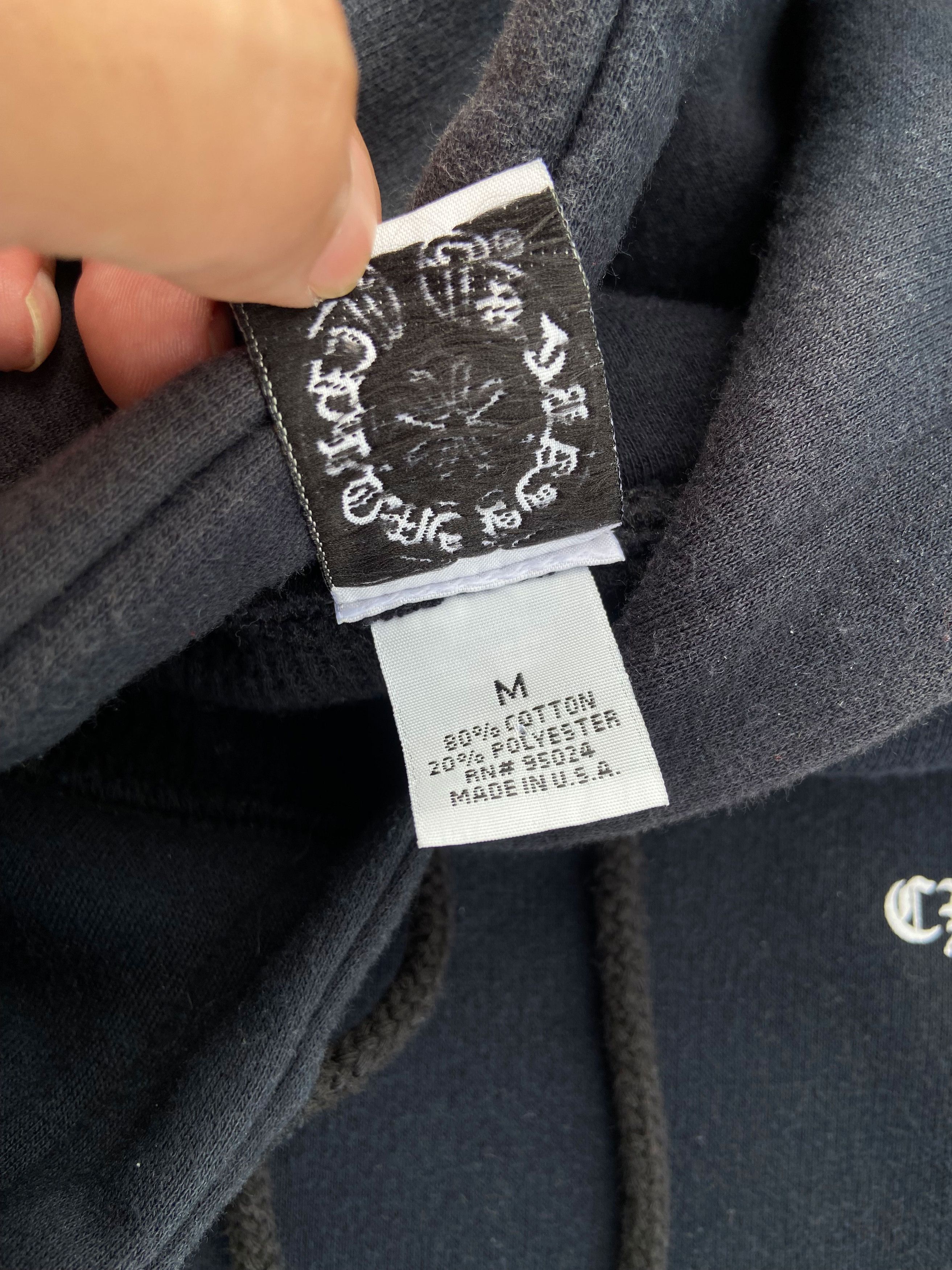 Chrome Hearts FADED Chrome Hearts Thermal Plus Cross Logo Hoodie Size US M / EU 48-50 / 2 - 11 Thumbnail