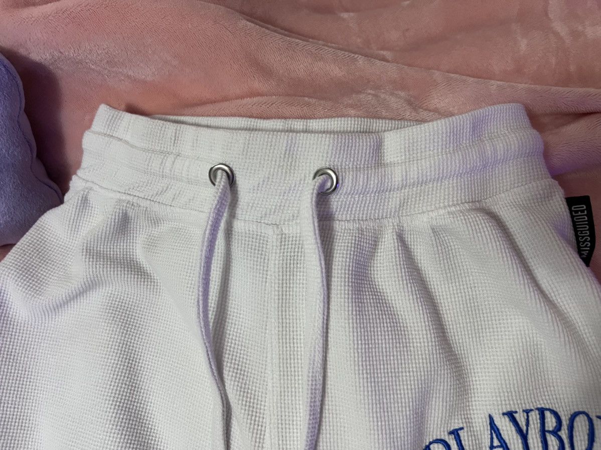 Asos Playboy Missguided sports co-ord waffle country club shorts Size 27" / US 4 / IT 40 - 10 Thumbnail