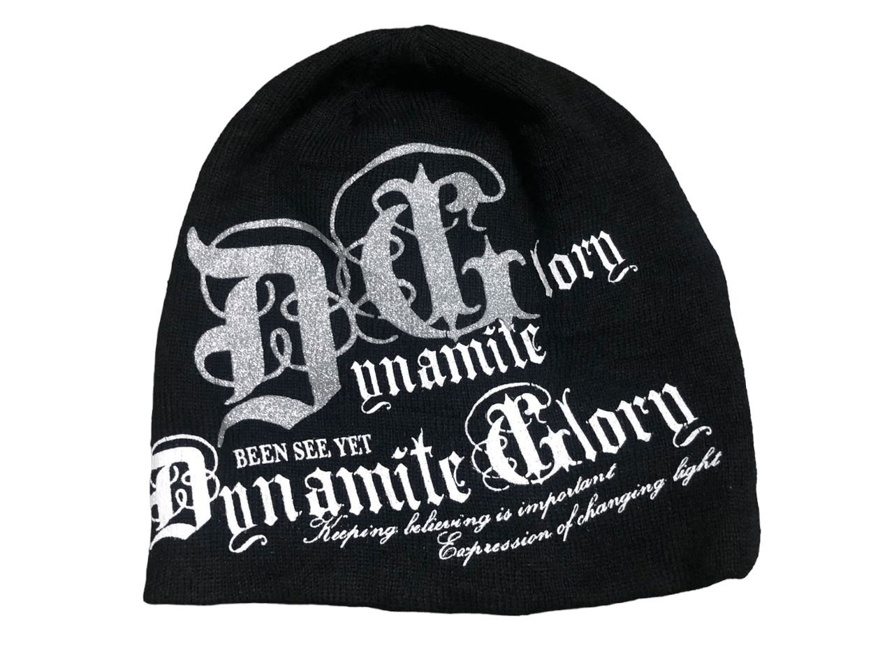 If Six Was Nine Japanese Brand Beanie Hats Full Print Punk Style Rare Design Size ONE SIZE - 2 Thumbnail