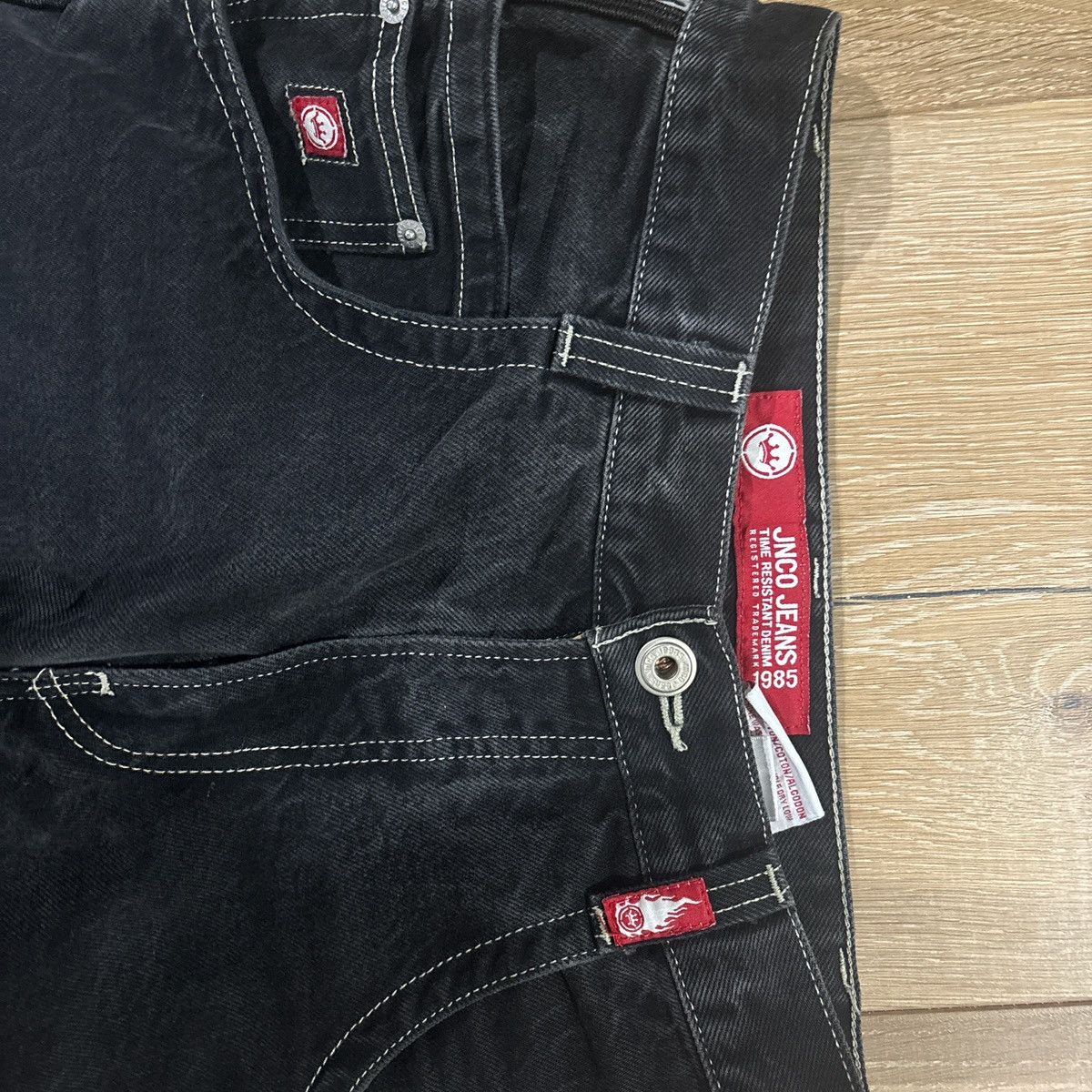 JNCO BLACK STRIPED JNCO TRIBAL Size US 29 - 2 Thumbnail