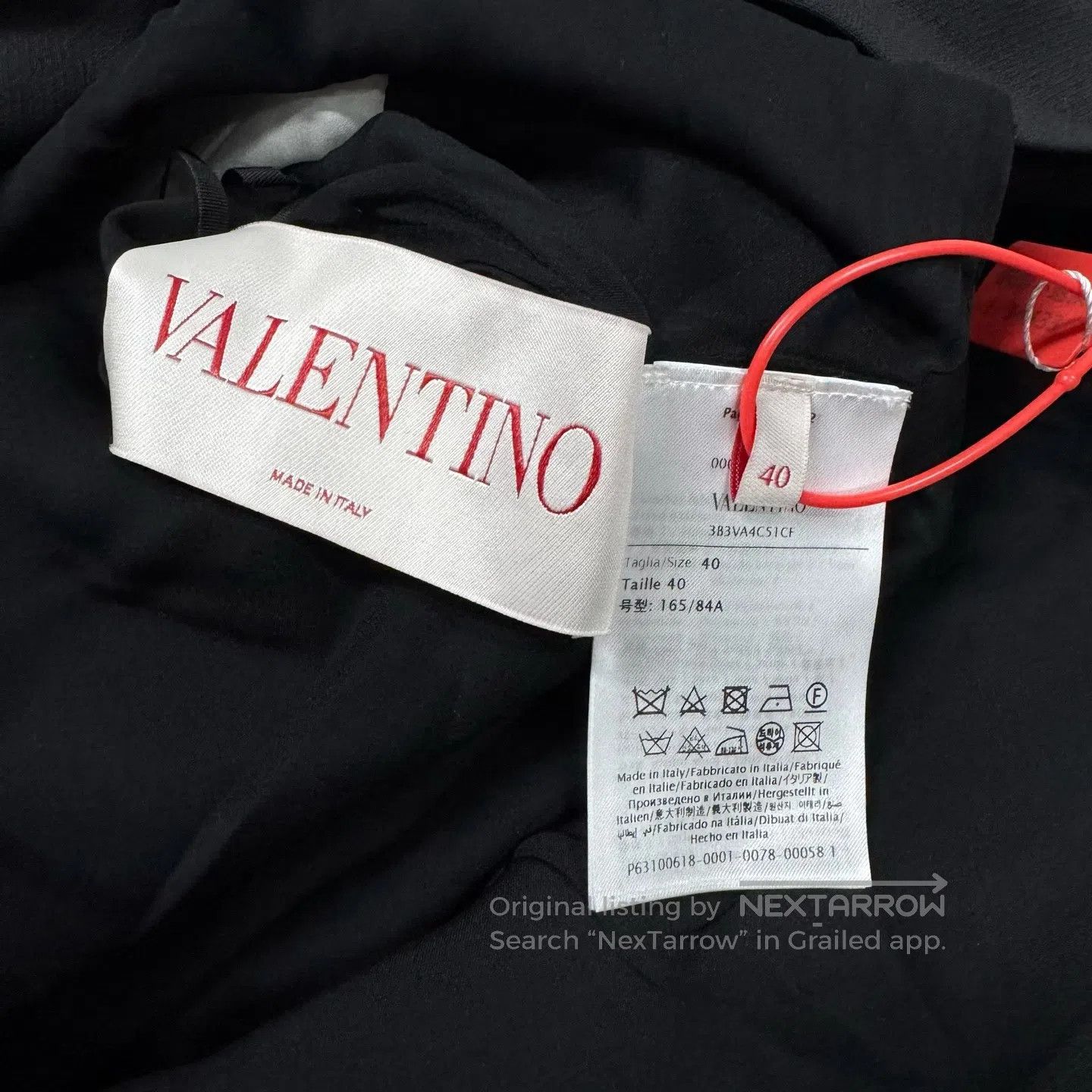 Valentino Valentino size 40 Hepburn-style black and white patterned b Size L / US 10 / IT 46 - 4 Thumbnail