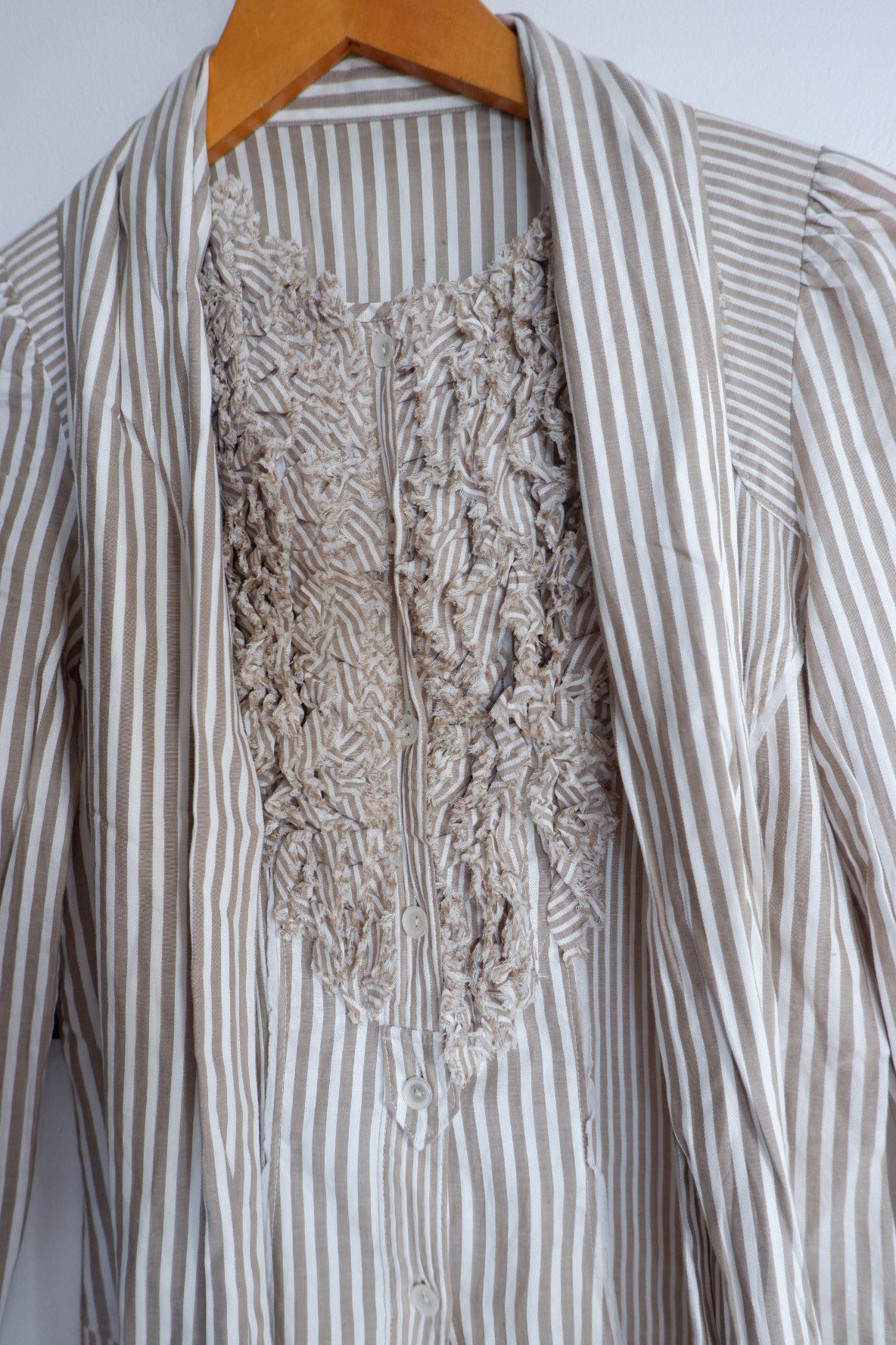 Japanese Brand Vintage Atsuro Tayama Bow Tie Blouse Shirts Size M / US 6-8 / IT 42-44 - 6 Thumbnail