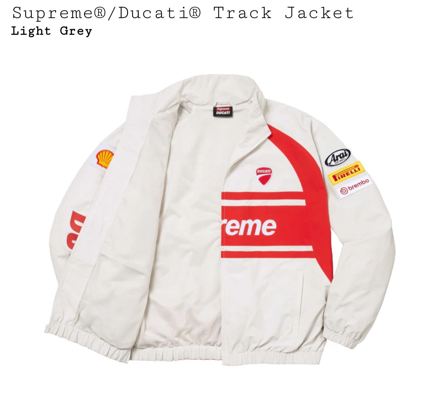 Supreme Supreme x Ducati Track Jacket | Grailed