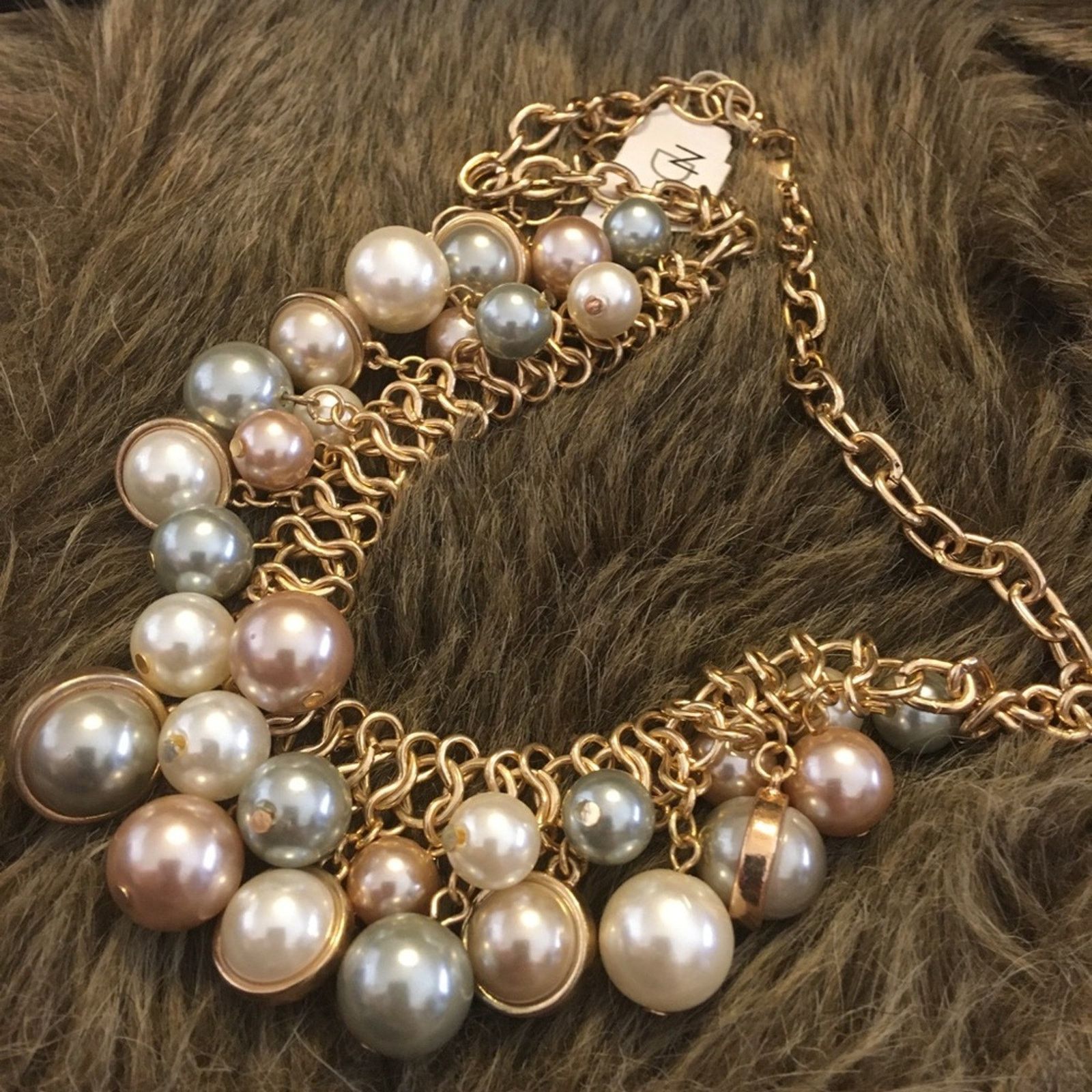 Jewelry New Directions multi tone glass bead necklace NWT Size ONE SIZE - 8 Thumbnail