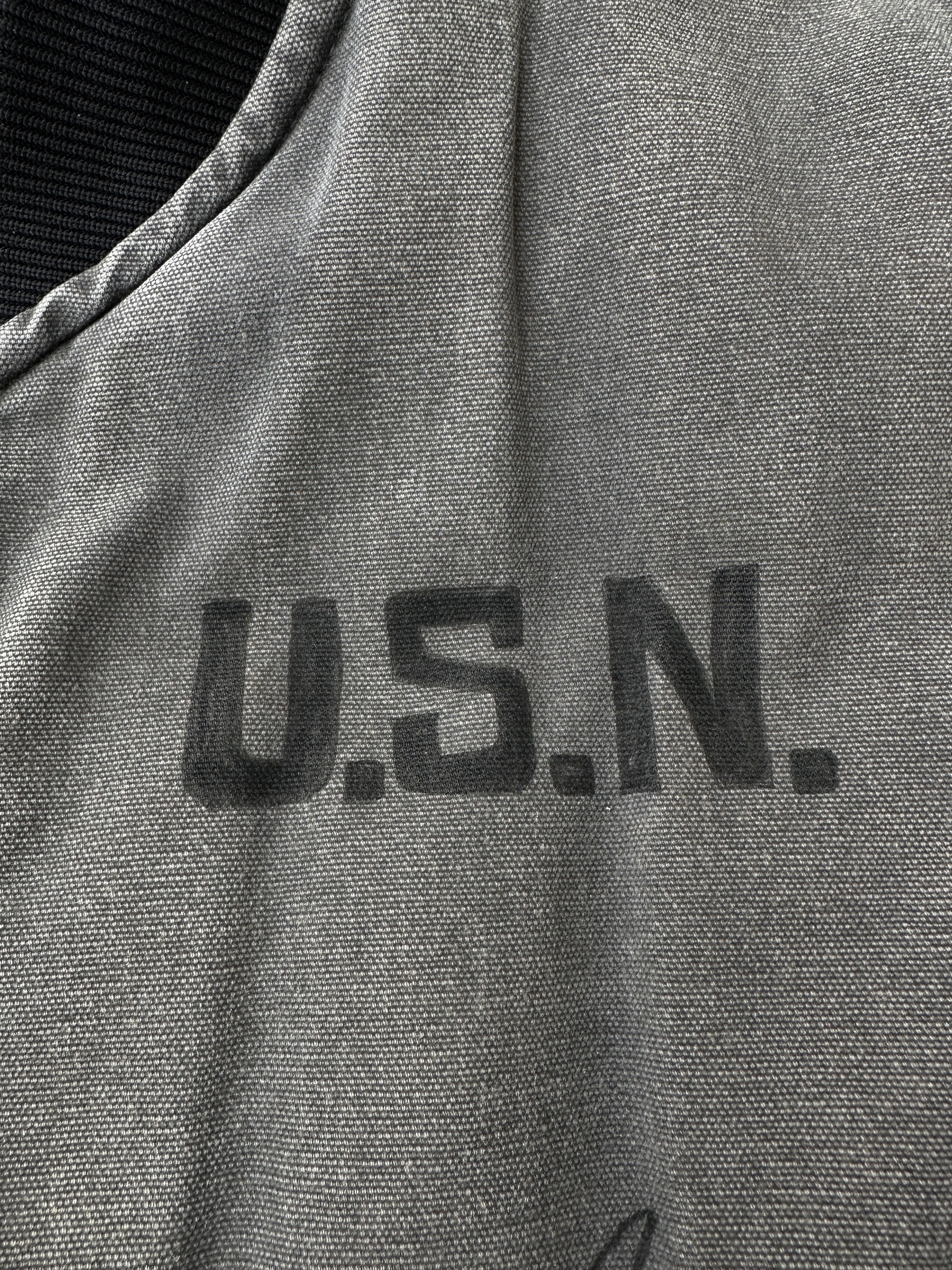 Carhartt Trashed USN VN WAR Sailor Anchor NUKE Carhartt Sunfade vest Size US XL / EU 56 / 4 - 7 Thumbnail
