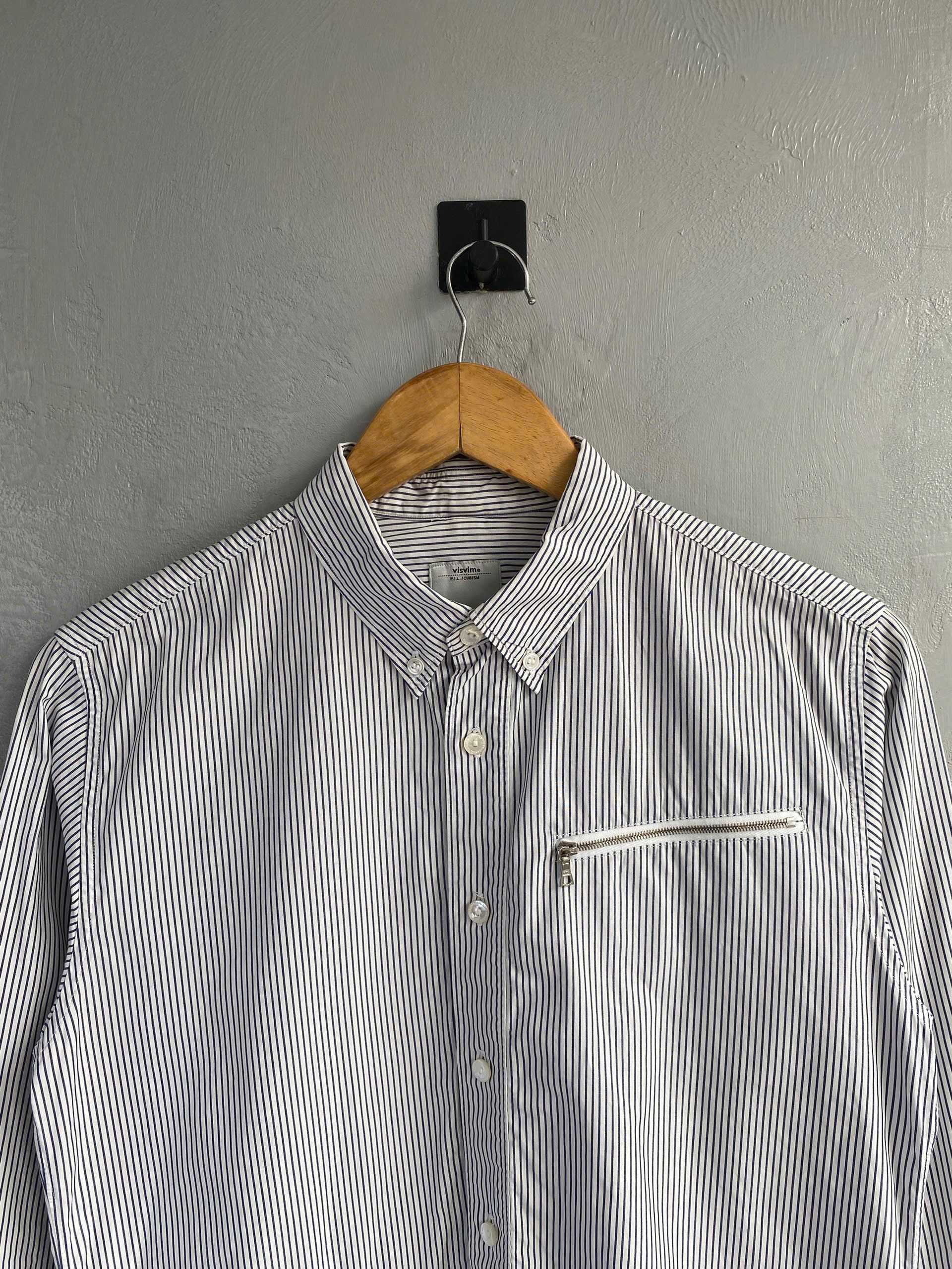 Visvim Visvim Cubism Striped Shirt Size US S / EU 44-46 / 1 - 6 Thumbnail