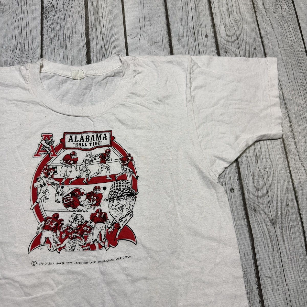 NCAA × Vintage Vintage Alabama Crimson Tide football tee Size US L / EU 52-54 / 3 - 3 Thumbnail
