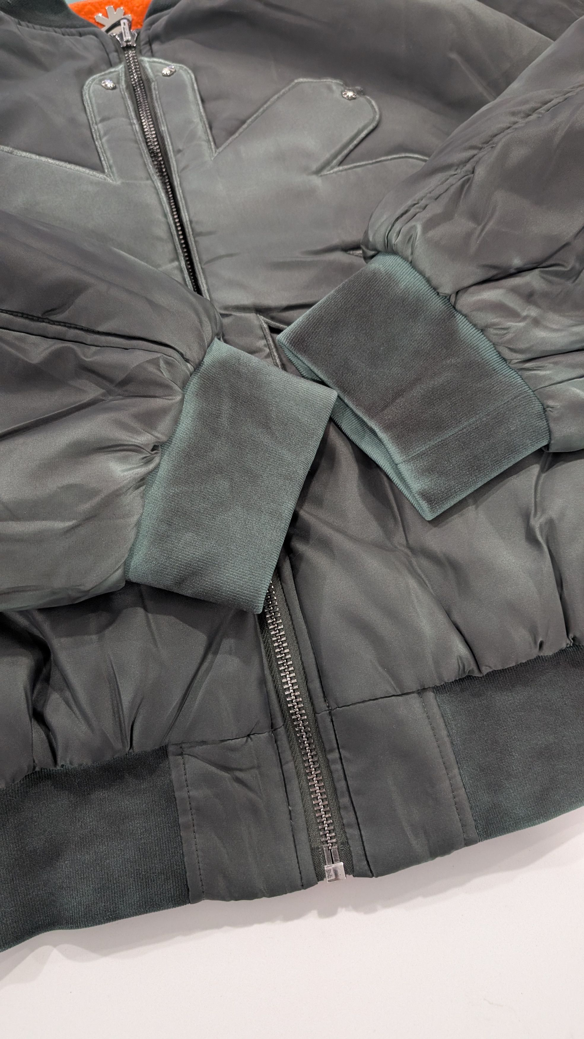 LOSTSHDWS LOSTSHDWS Reversible Detached Bomber Jacket Petroleum Green Size US M / EU 48-50 / 2 - 15 Thumbnail