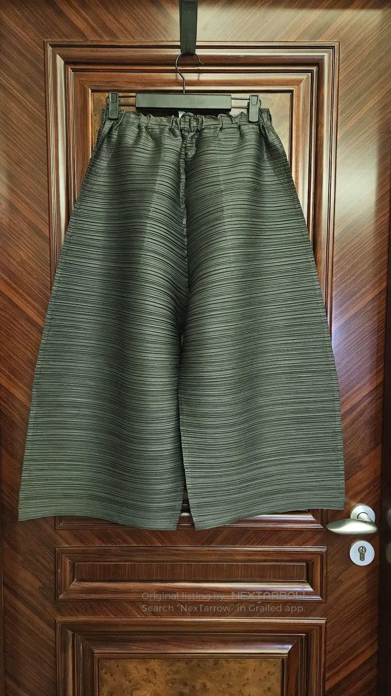 Issey Miyake Issey Miyake size:5 Steel Grey Casual Pants Size 22" - 6 Thumbnail