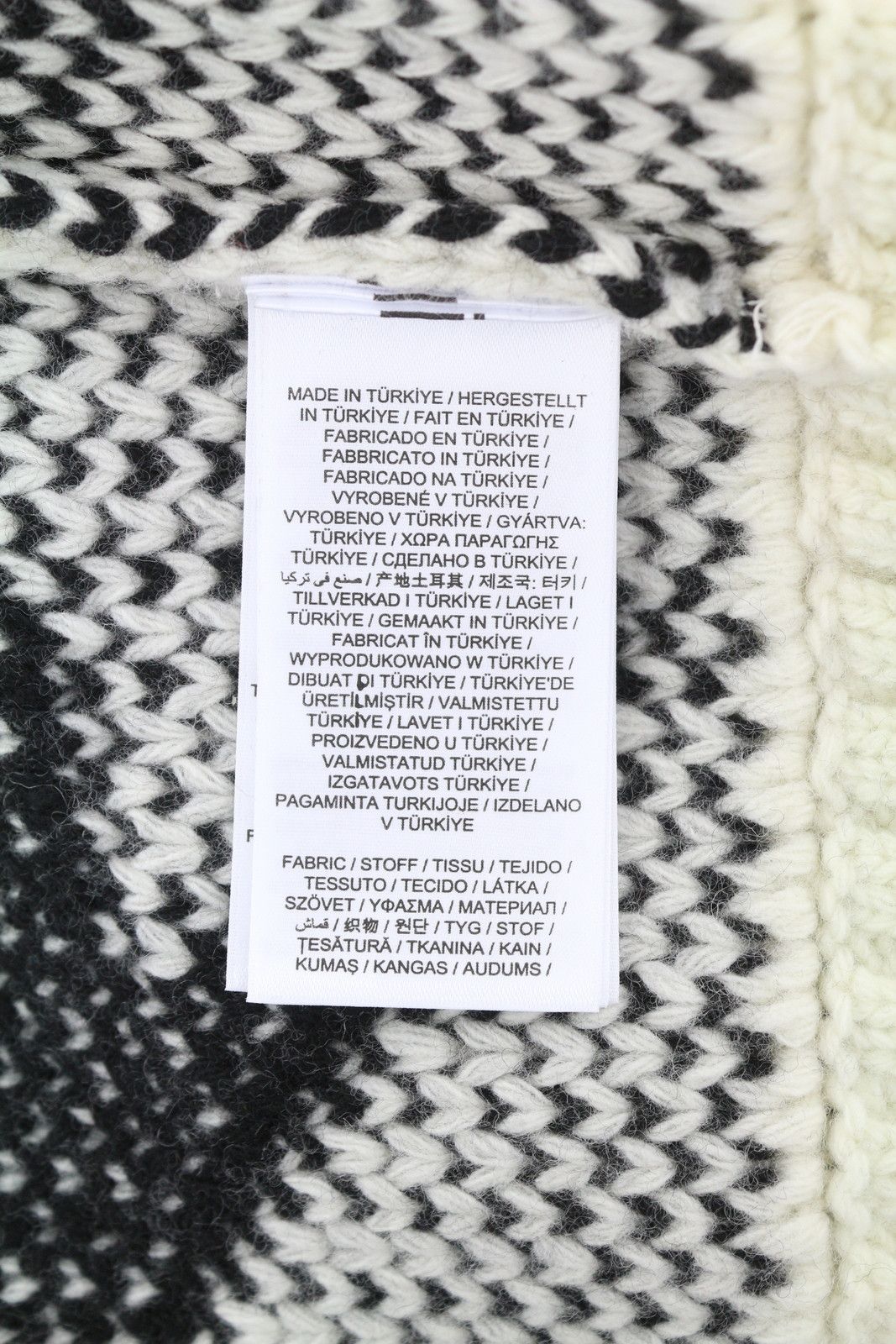 Gant HOUNDSTOOTH ROLLNECK XL Cream Wool Blend Jumper 87246 Size US XL / EU 56 / 4 - 9 Thumbnail