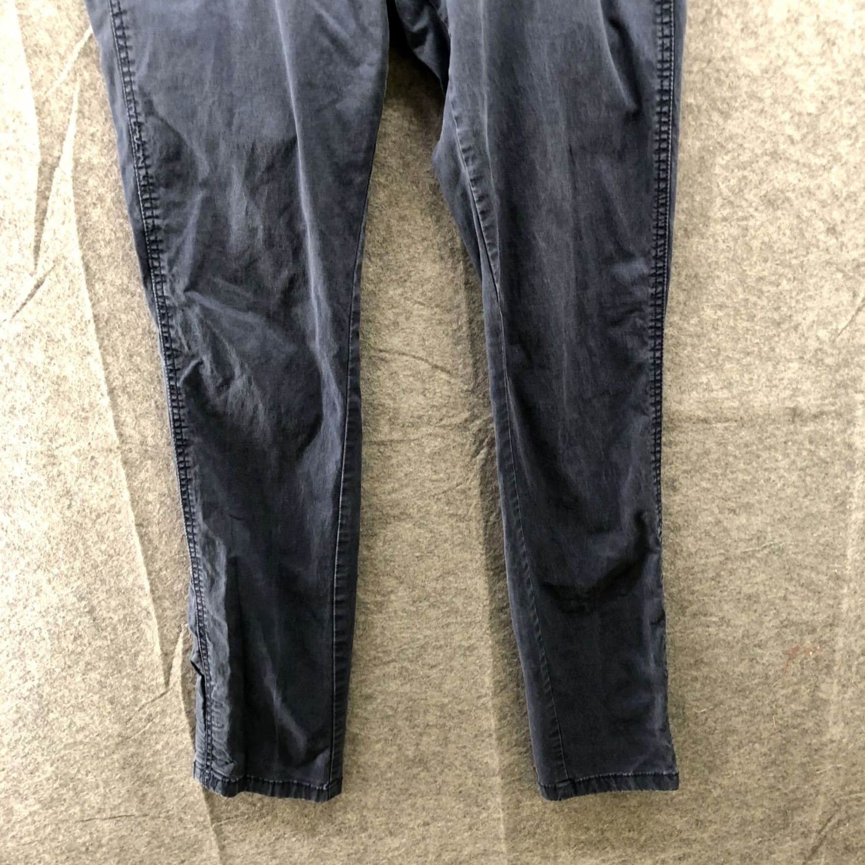 Zara Zara Slim Chino Pants Mens 31x33 Navy Blue Flat Front Flat Front Chino Pants Slim Fit 31 Mens Blue Zara Pants Men Size US 31 - 4 Thumbnail