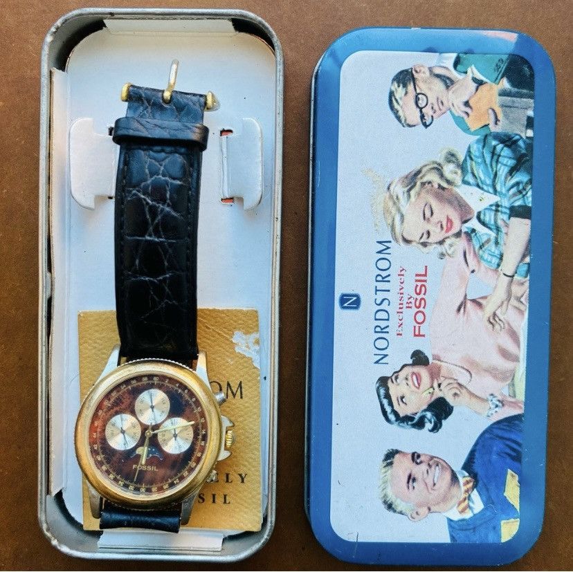 Fossil 1995 FOSSIL CHRONOGRAPH MOON PHASE WATCH BQ-8423 Size ONE SIZE - 5 Thumbnail