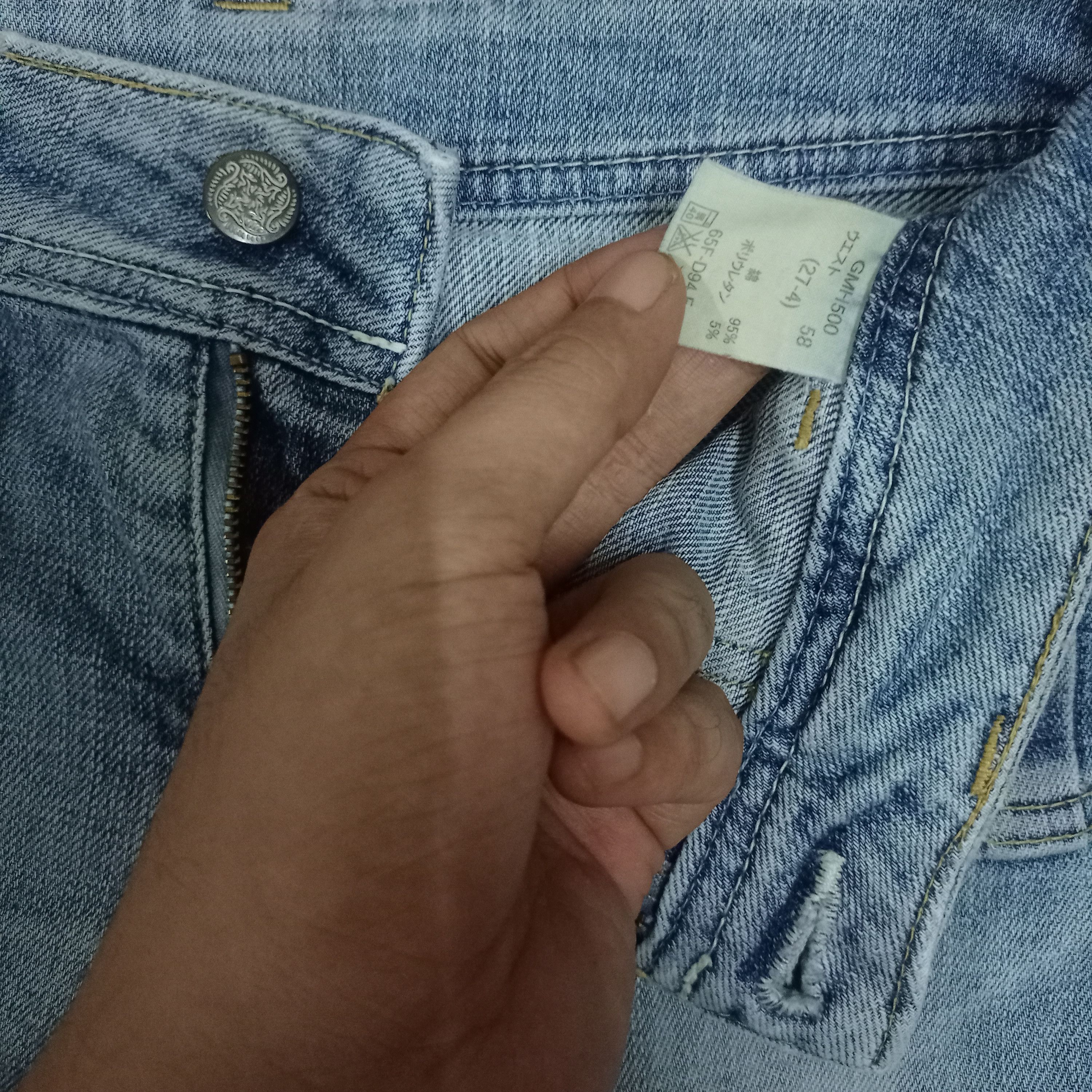 Japanese Brand Vintage Japanese Brand Flare Denim Bush Pants Size 28" / US 6 / IT 42 - 3 Thumbnail