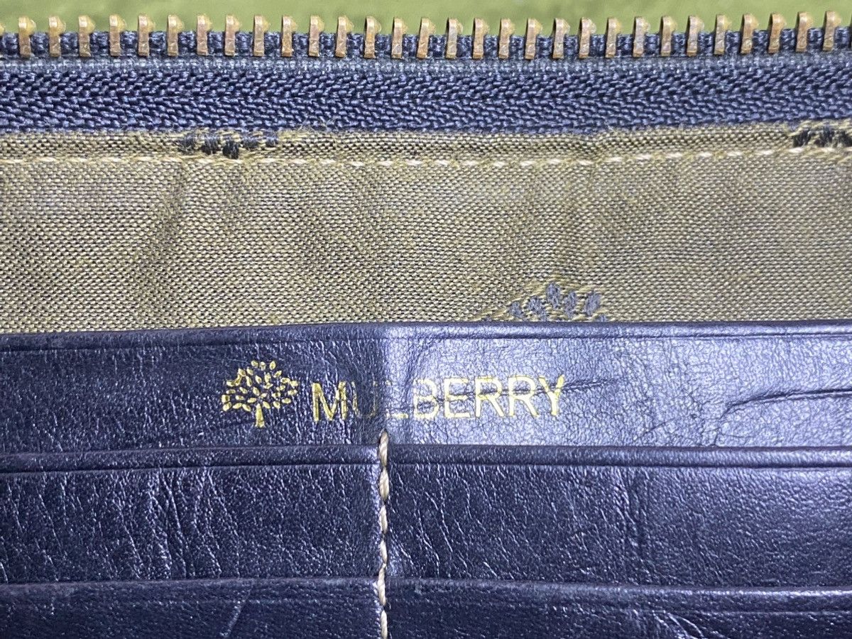 Mulberry Vintage Mulberry Black Congo Leather Zip Around Purse Size ONE SIZE - 5 Thumbnail