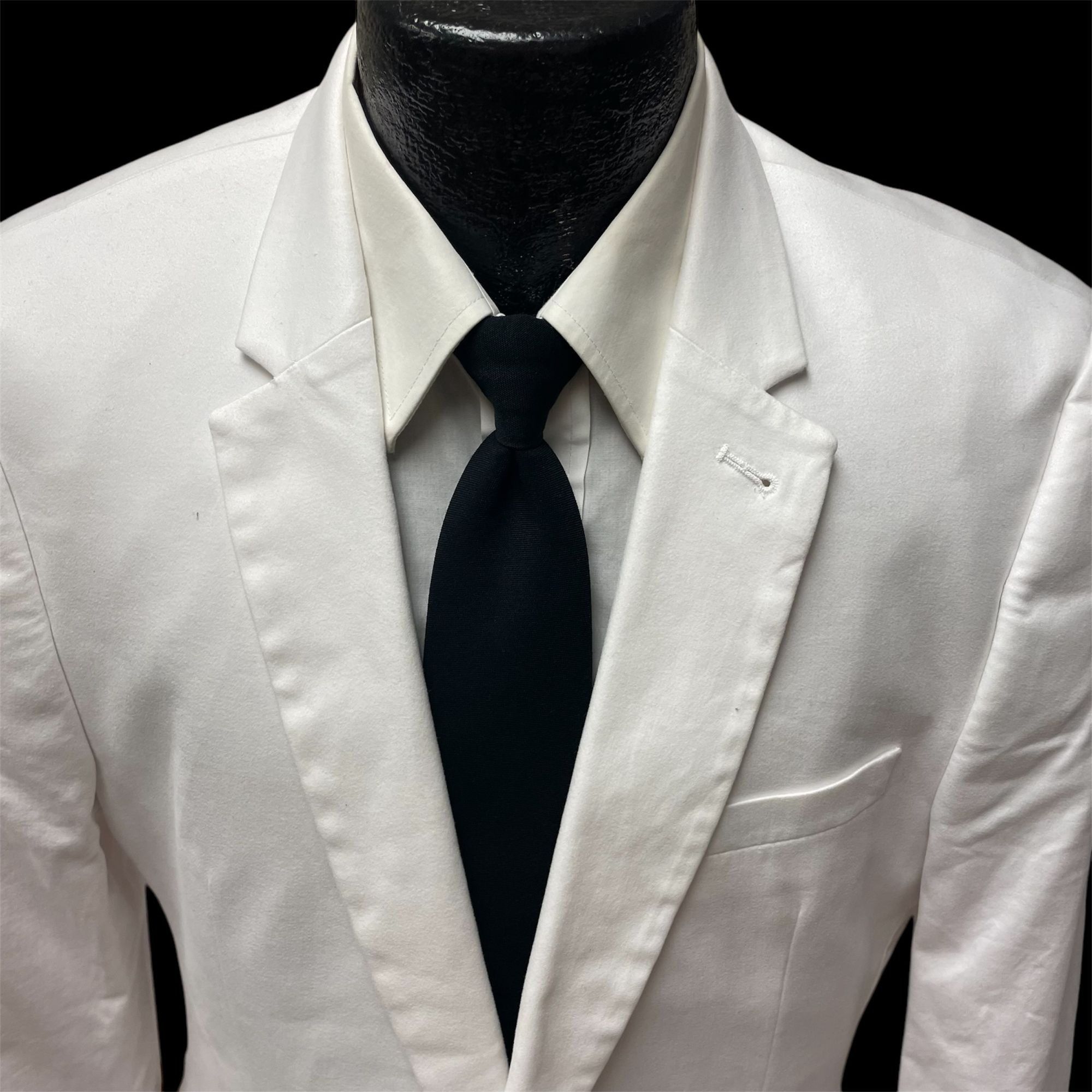 Asos Asos MODERN FIT White Sport Coat 50's Style Jacket TRO Size 38R - 2 Thumbnail