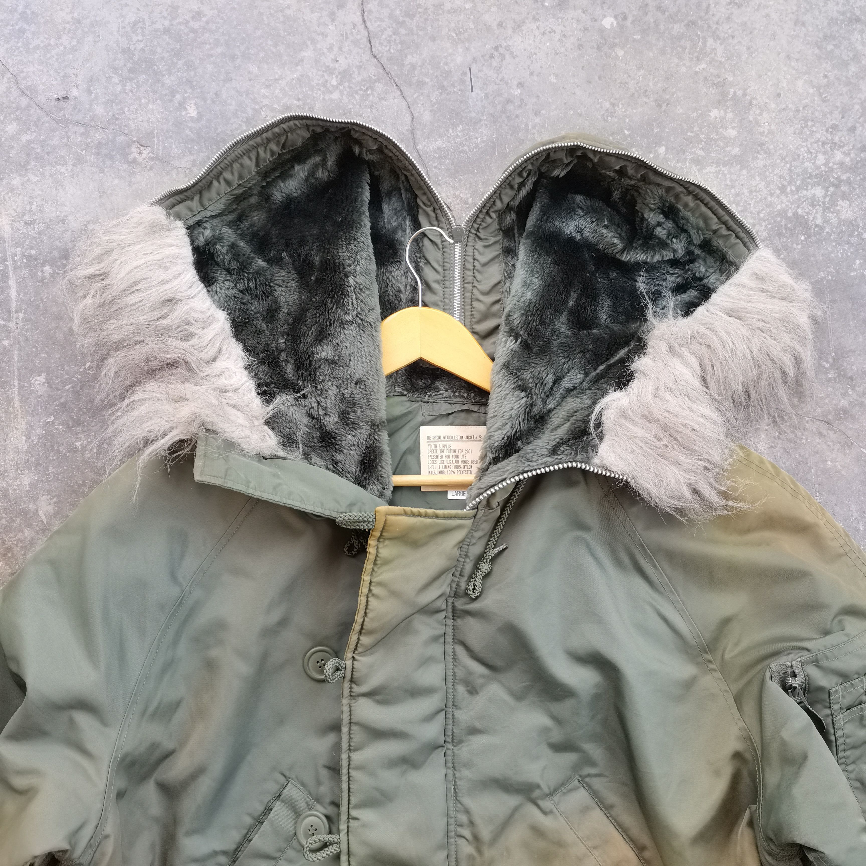 Vintage Steals🔥Vtg Faded The Special Wear Collection N 2B Bomber Size US L / EU 52-54 / 3 - 4 Thumbnail