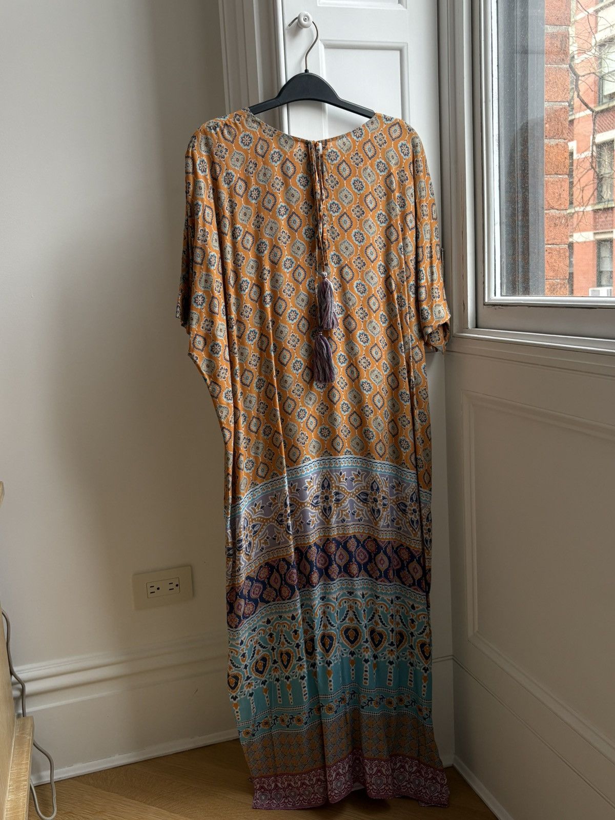 Other RARE Gorgeous Megan Park Cotton Maxi Dress Multicolor Flora Size S / US 4 / IT 40 - 5 Thumbnail