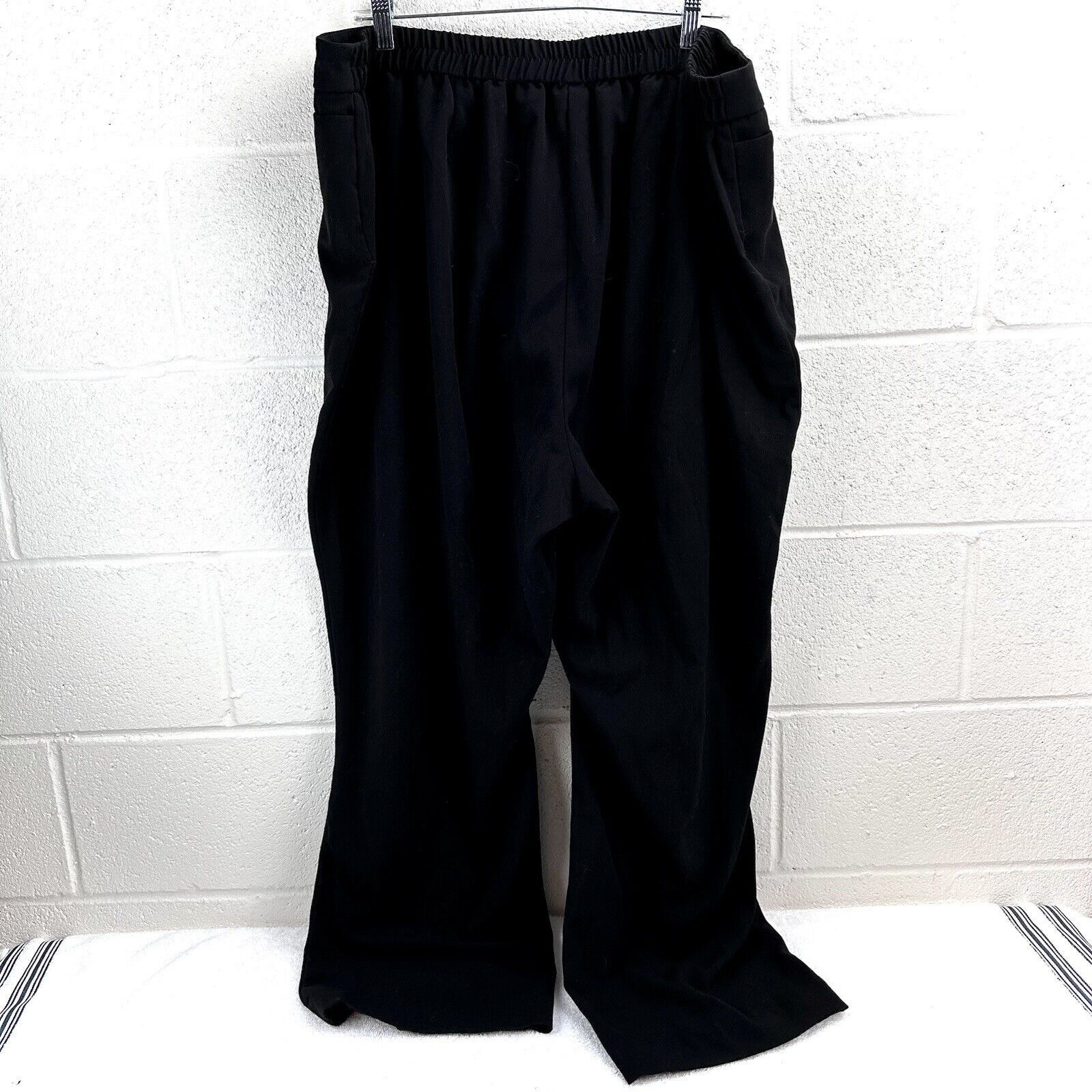 Other Catherines Refined Pants Pull On Black Plus Women’s Sz 2X Size 34" / US 12 / IT 48 - 4 Thumbnail