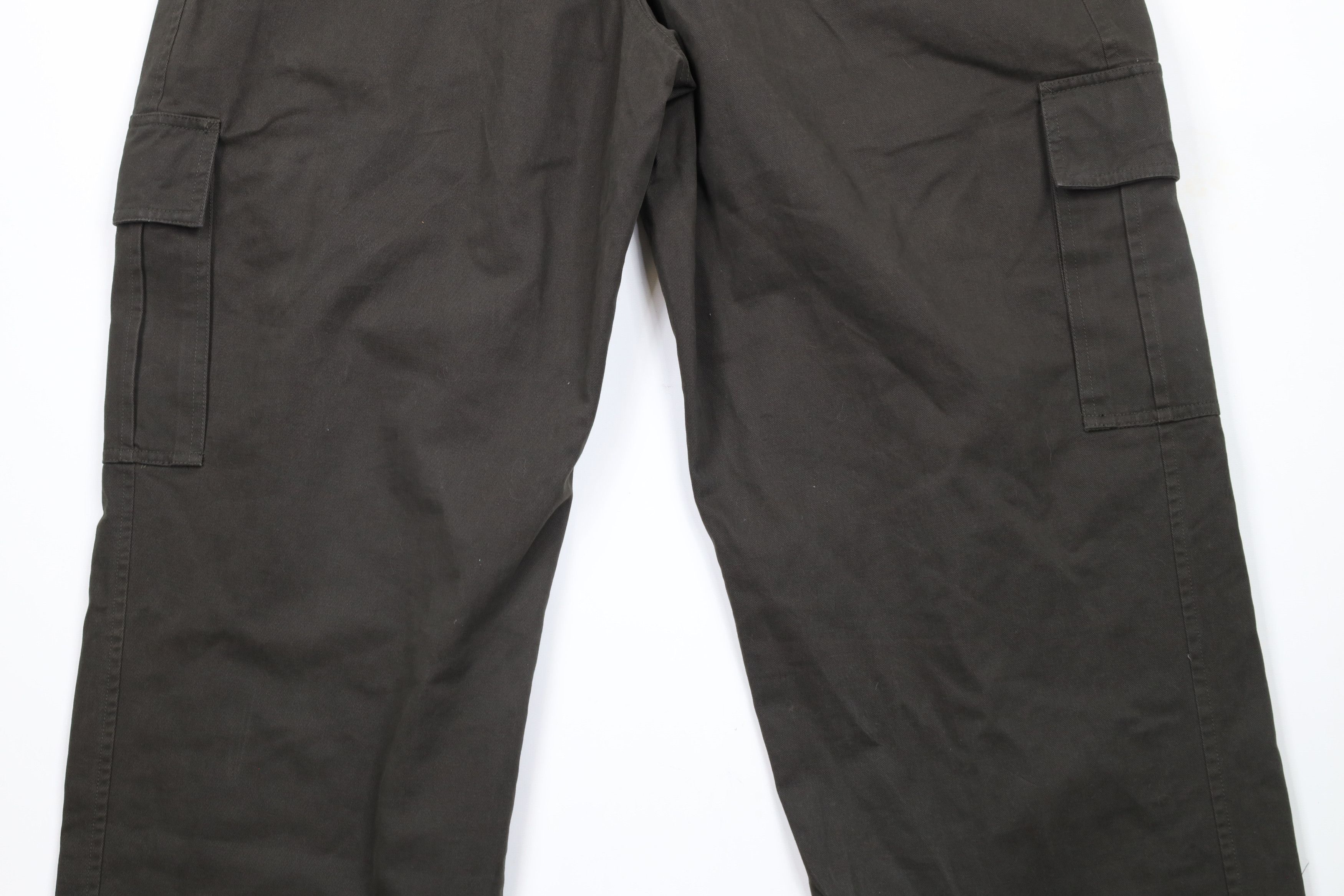 Nike × Vintage Vintage Nike BRS Products Swoosh Baggy Wide Leg Cargo Pants Size US 36 / EU 52 - 10 Thumbnail