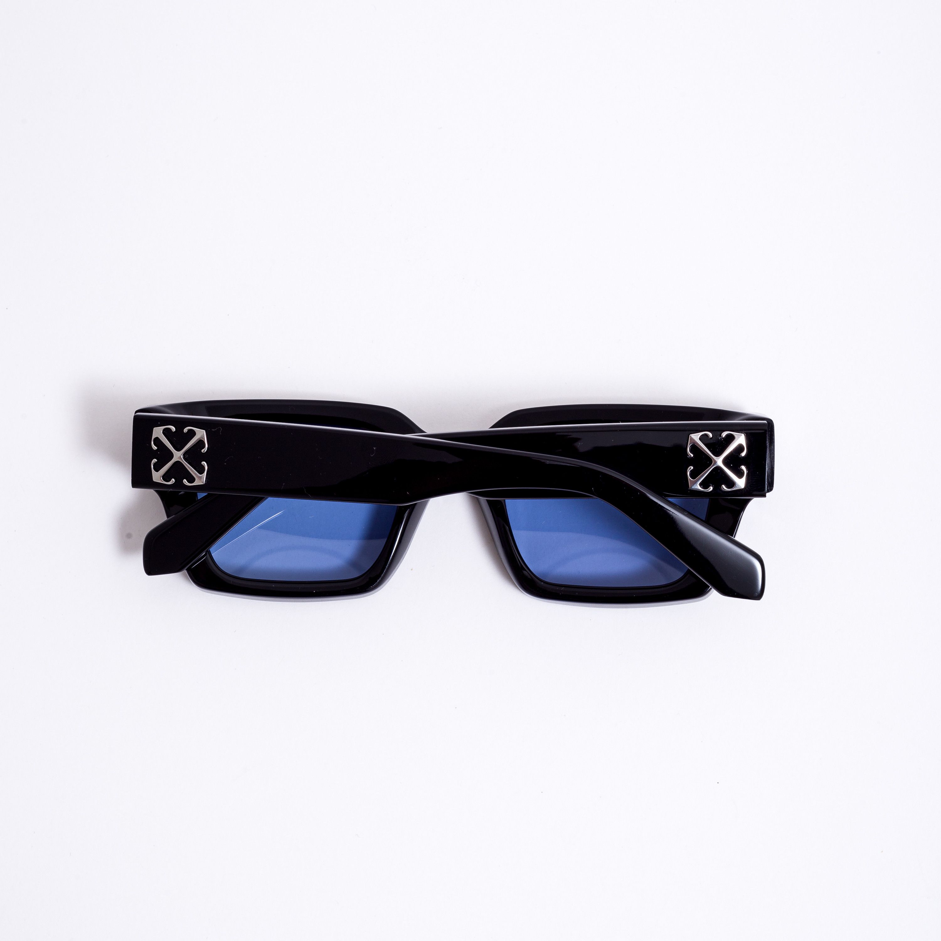 Off-White OFF WHITE Virgil Sunglasses BLACK BLUE Size ONE SIZE - 6 Thumbnail