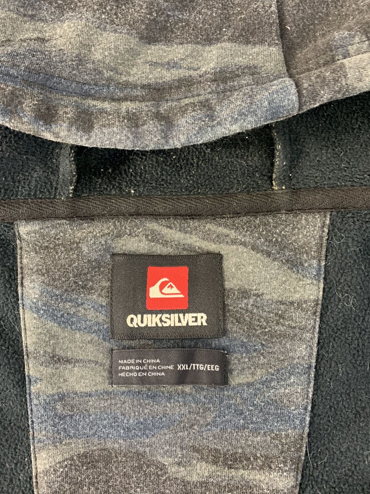Quiksilver Hype Quicksilver Camo Mountain Hooded Full Zip Jacket Size XL / US 12-14 / IT 48-50 - 8 Thumbnail