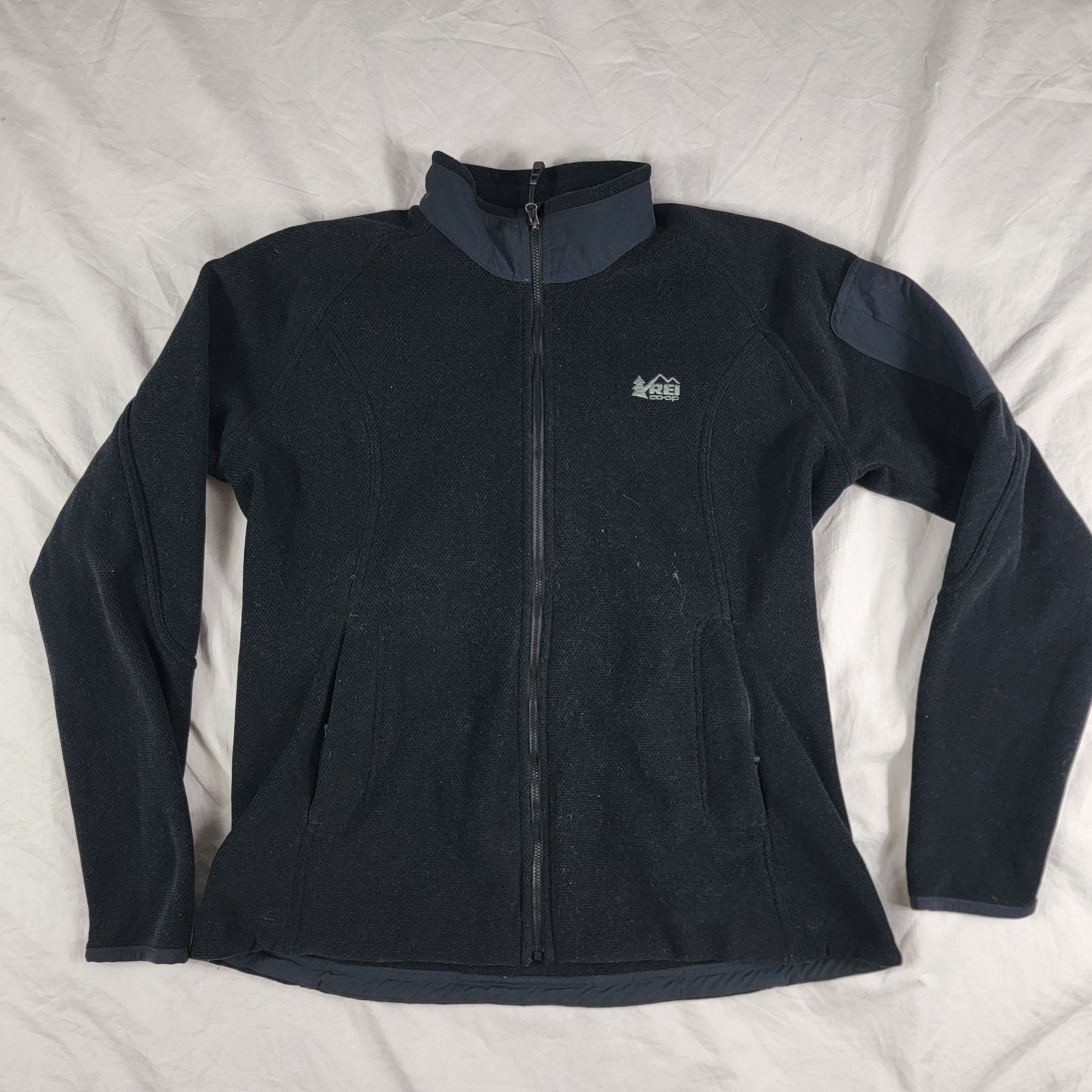 Rei REI Polartec Womens XL Black Full Zip Sweater Winter Warm Ca Size XL / US 12-14 / IT 48-50 - 1 Thumbnail