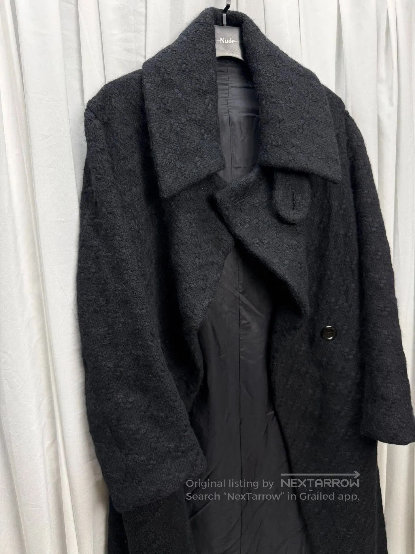 Yohji Yamamoto Yohji Yamamoto Mainline Chunky Wool Coat. Size US M / EU 48-50 / 2 - 2 Thumbnail