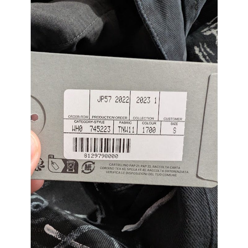 Balenciaga o1rshd1 Q:3 / Baggy Pants / Jeans in Black Size US 30 / EU 46 - 22 Thumbnail