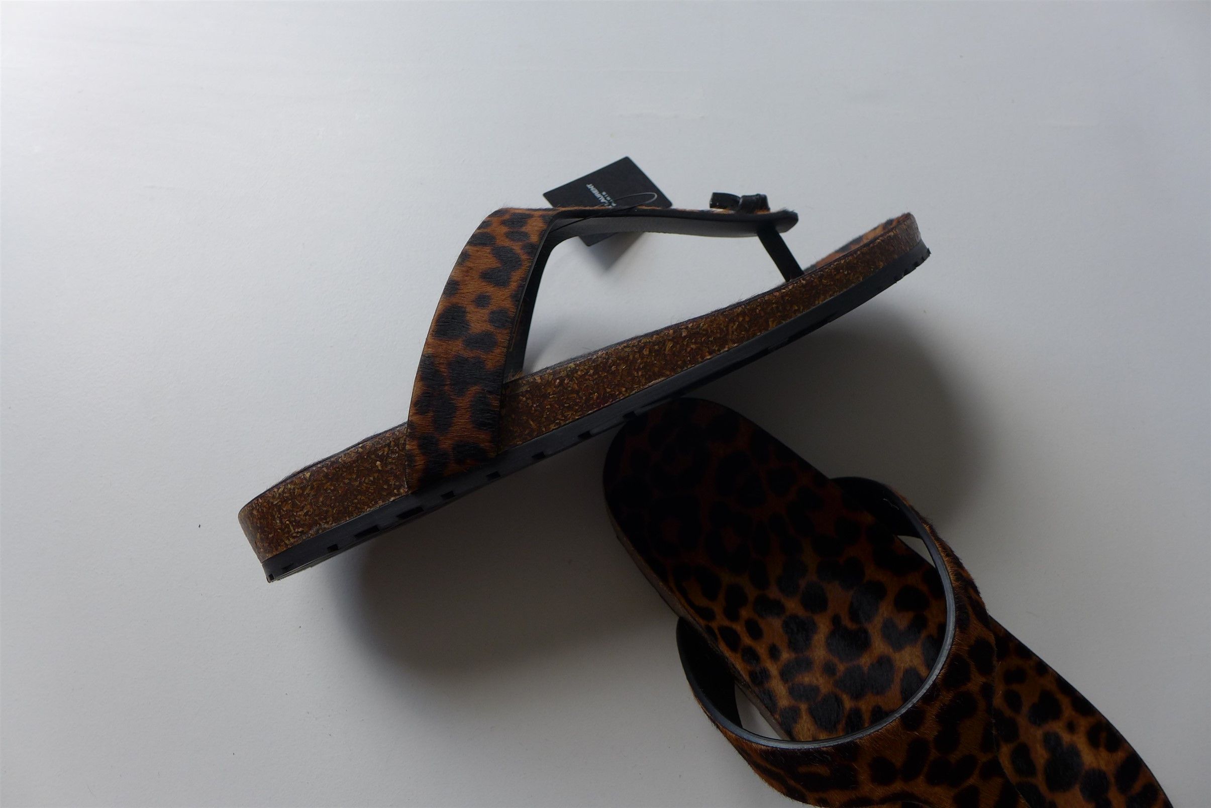 Saint Laurent Paris Saint Laurent Jimmy Sandals - Leopard Print Calf Fur Size US 10 / EU 43 - 8 Thumbnail
