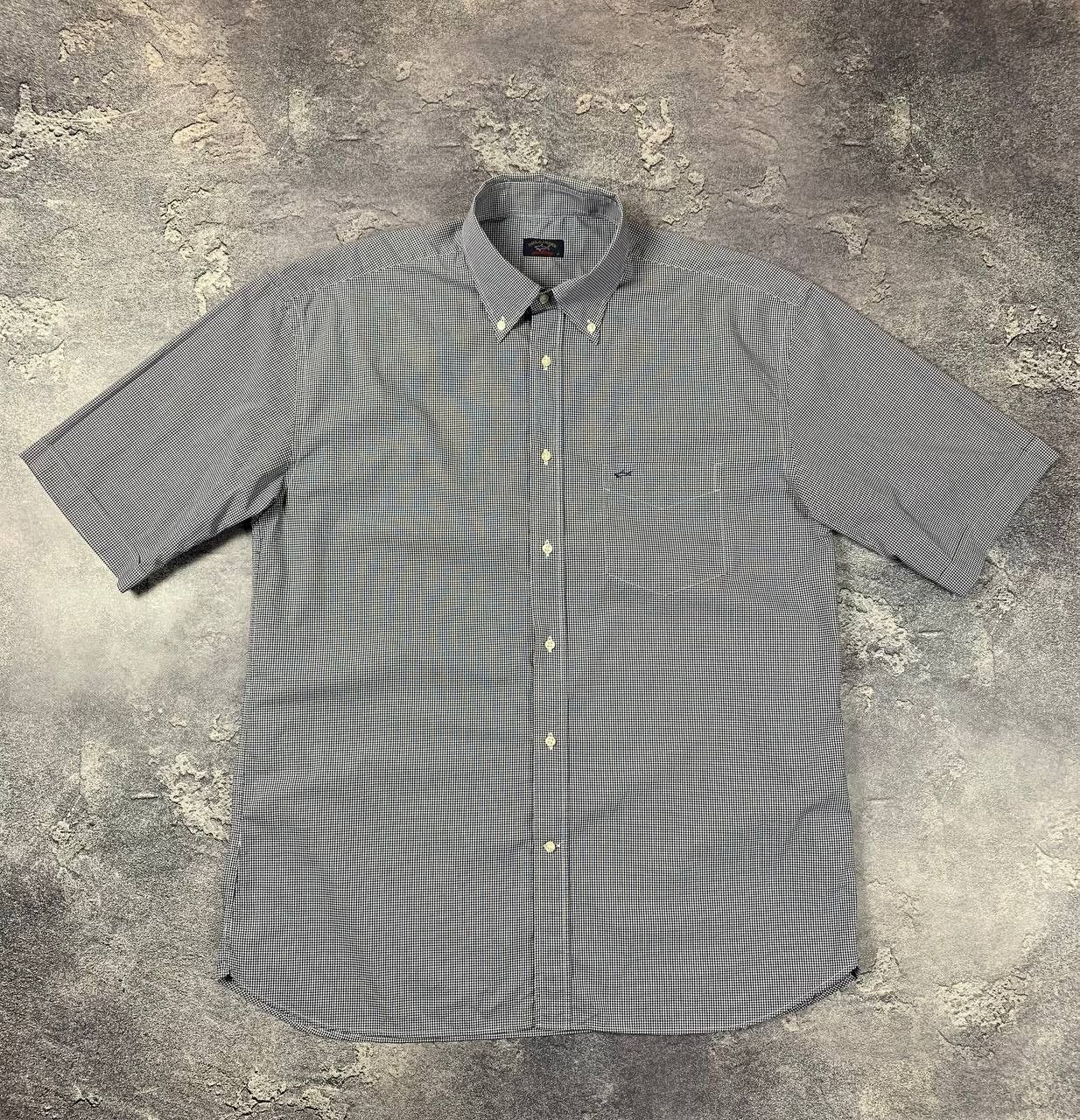 Paul & Shark Paul & Shark Men's Short Sleeve Checkered Shirt Yachting Size US XXL / EU 58 / 5 - 1 Thumbnail