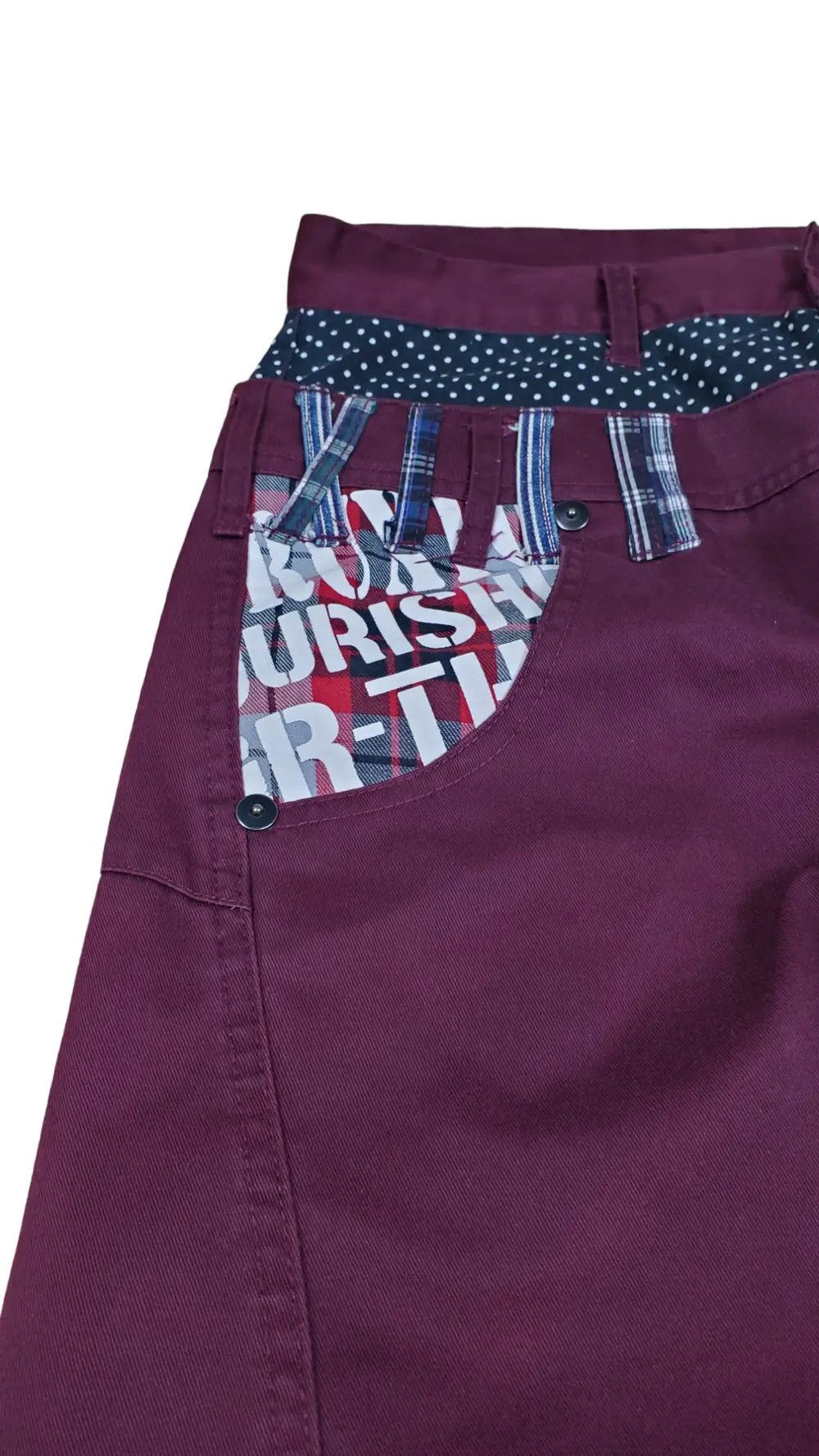 Japanese Brand × Vintage Vintage Pants Double Waist Stylish Design Size US 31 - 4 Thumbnail
