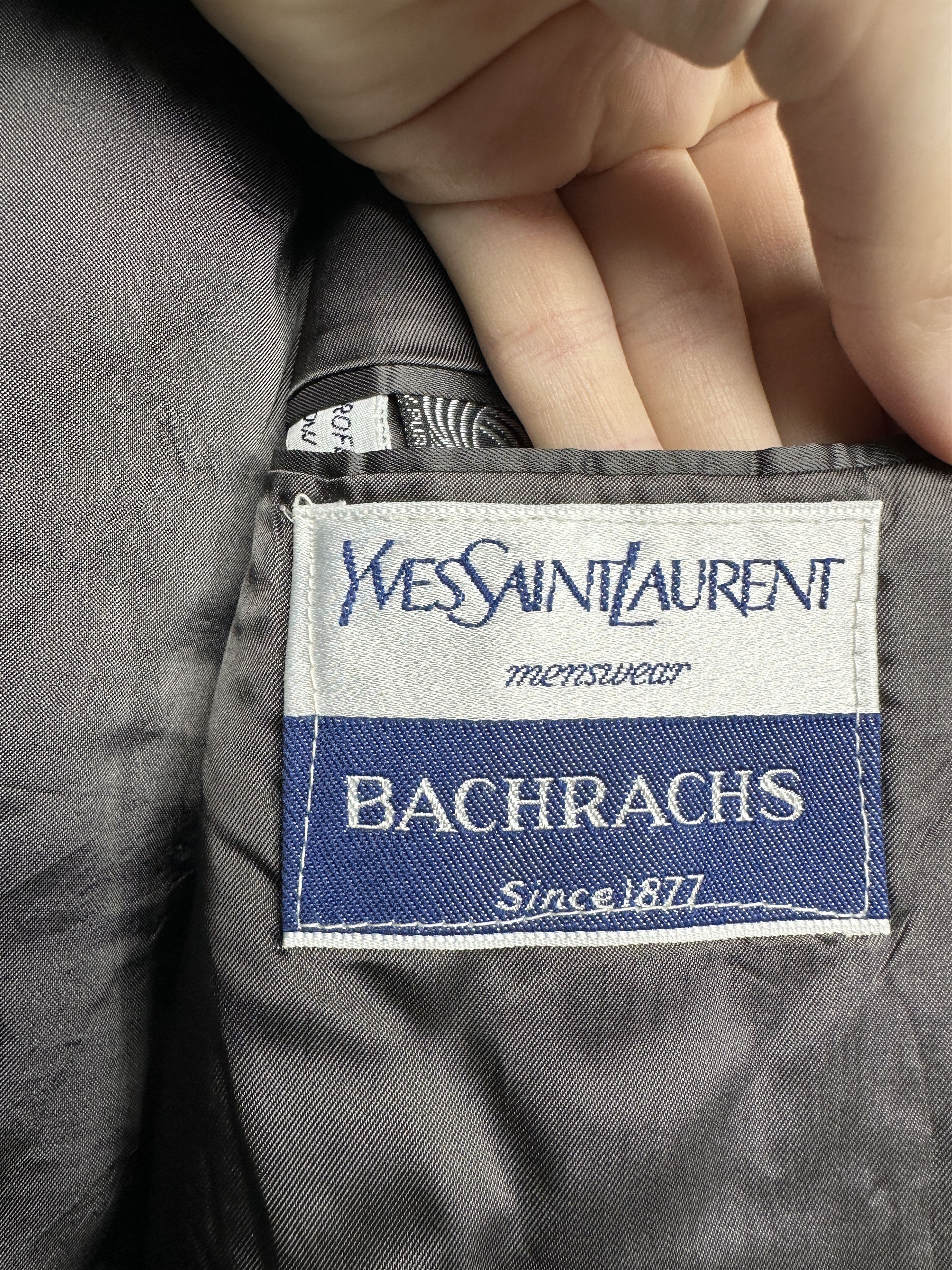 Yves Saint Laurent Yves Saint Laurent Vintage Mens Herringbone Wool Blazer Size US M / EU 48-50 / 2 - 4 Thumbnail