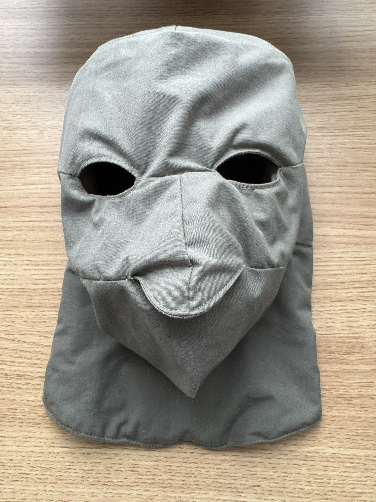 70s 80s Eddie Bauer ダウンフェイスマスク バラクラバ 70s EddieBauerエディーバウアー ダウン フェイスマスク グレー