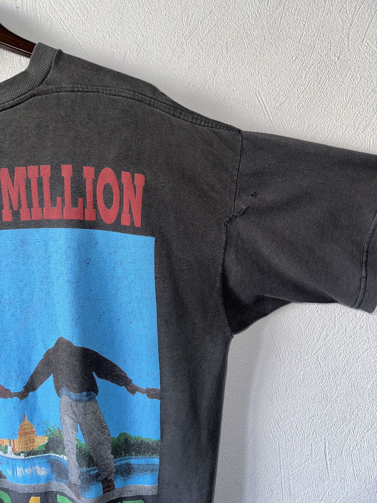 Vintage Vintage 1995 Million Man March Holy Day of Atonement Tee Size US L / EU 52-54 / 3 - 7 Thumbnail