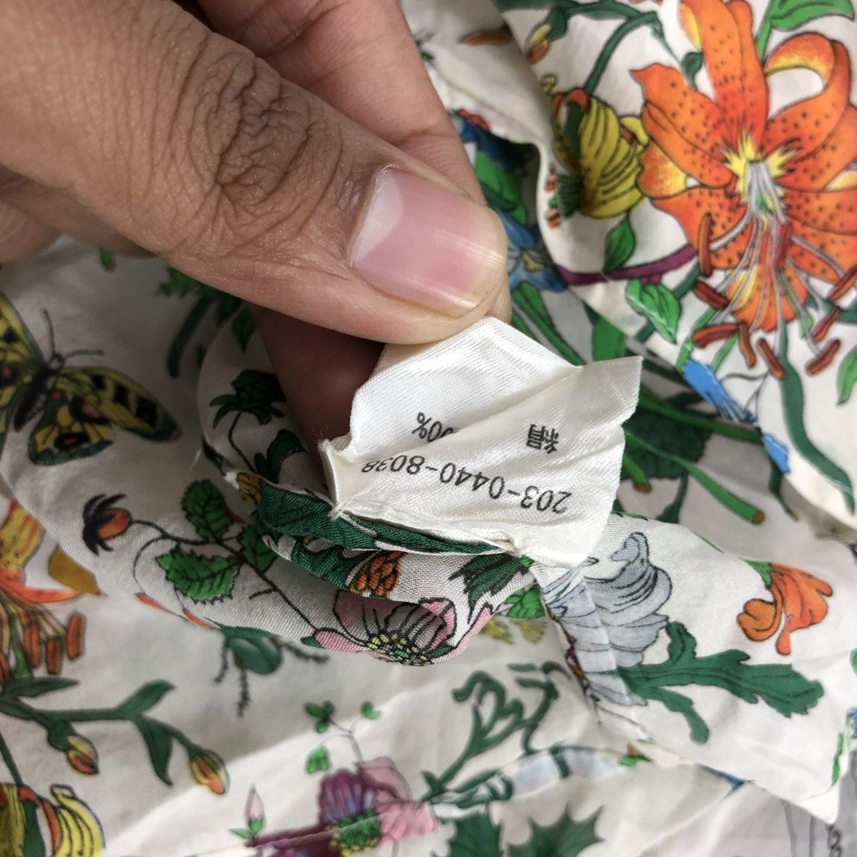 Gucci 1970s Gucci Silk Floral Old Pattern Blouse Italian Designer Size US S / EU 44-46 / 1 - 12 Thumbnail