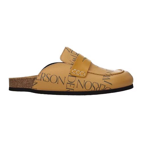 image of J W Anderson Ob1O1E0324 Slippers In Brown / Mustard in Brown/Mustard, Men's (Size 8)
