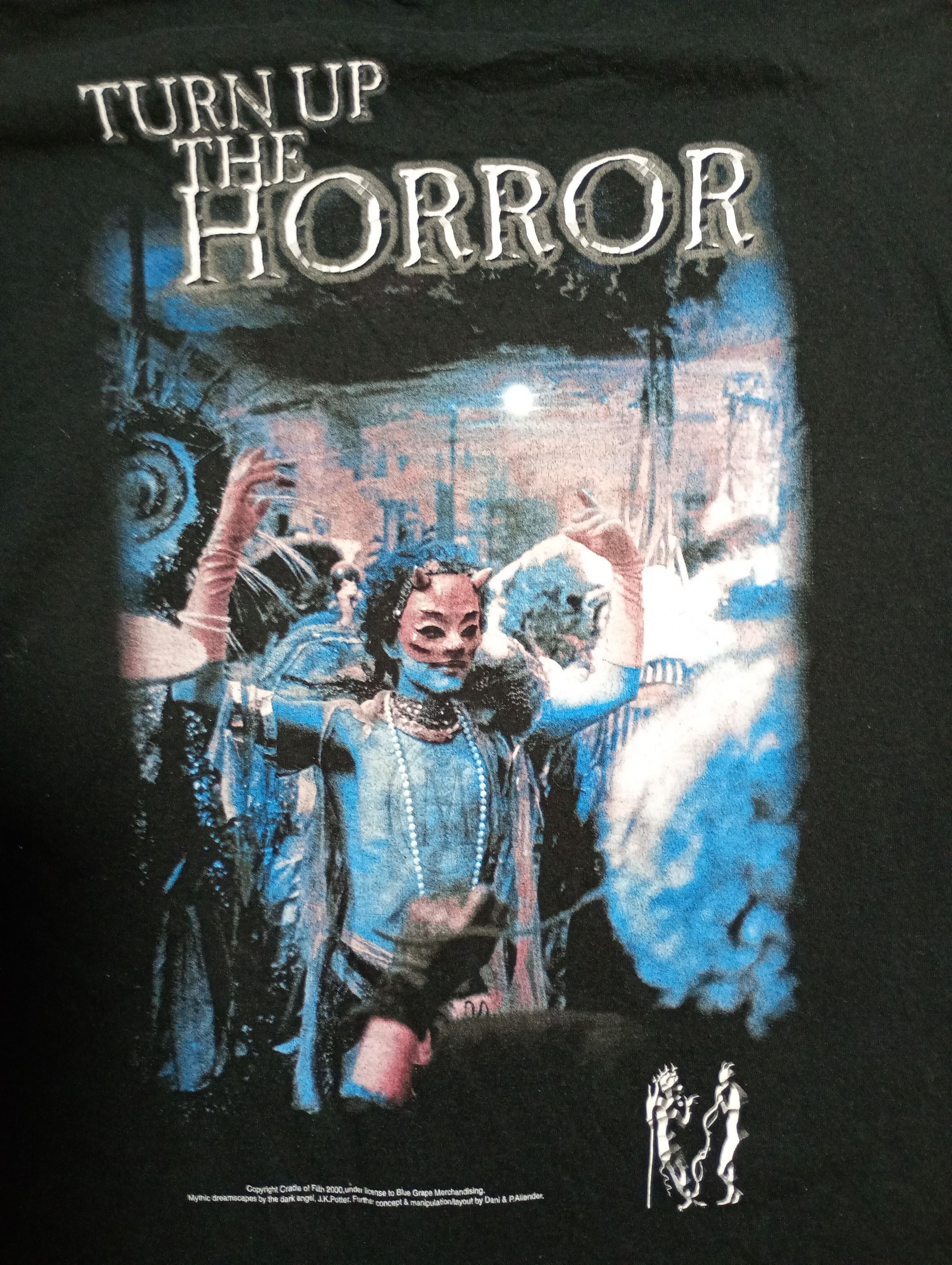 Band Tees Cradle of Filth Turn Up The Horror T-Shirt 2000 Size US XL / EU 56 / 4 - 12 Thumbnail