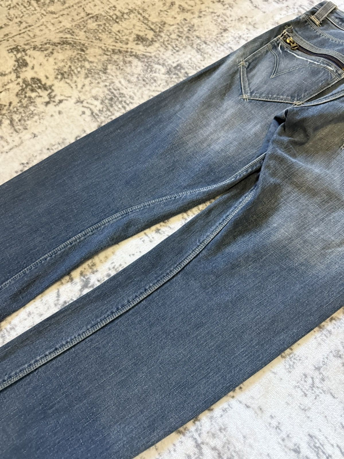Levi's 90s Levis Engineered Jeans Whiskers Twist Leg Size US 30 / EU 46 - 13 Thumbnail