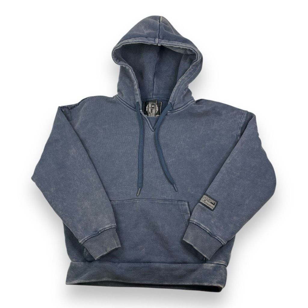 Other Very Terry Alphalete Blue Distressed Hoodie Size Small Size S / US 4 / IT 40 - 1 Thumbnail