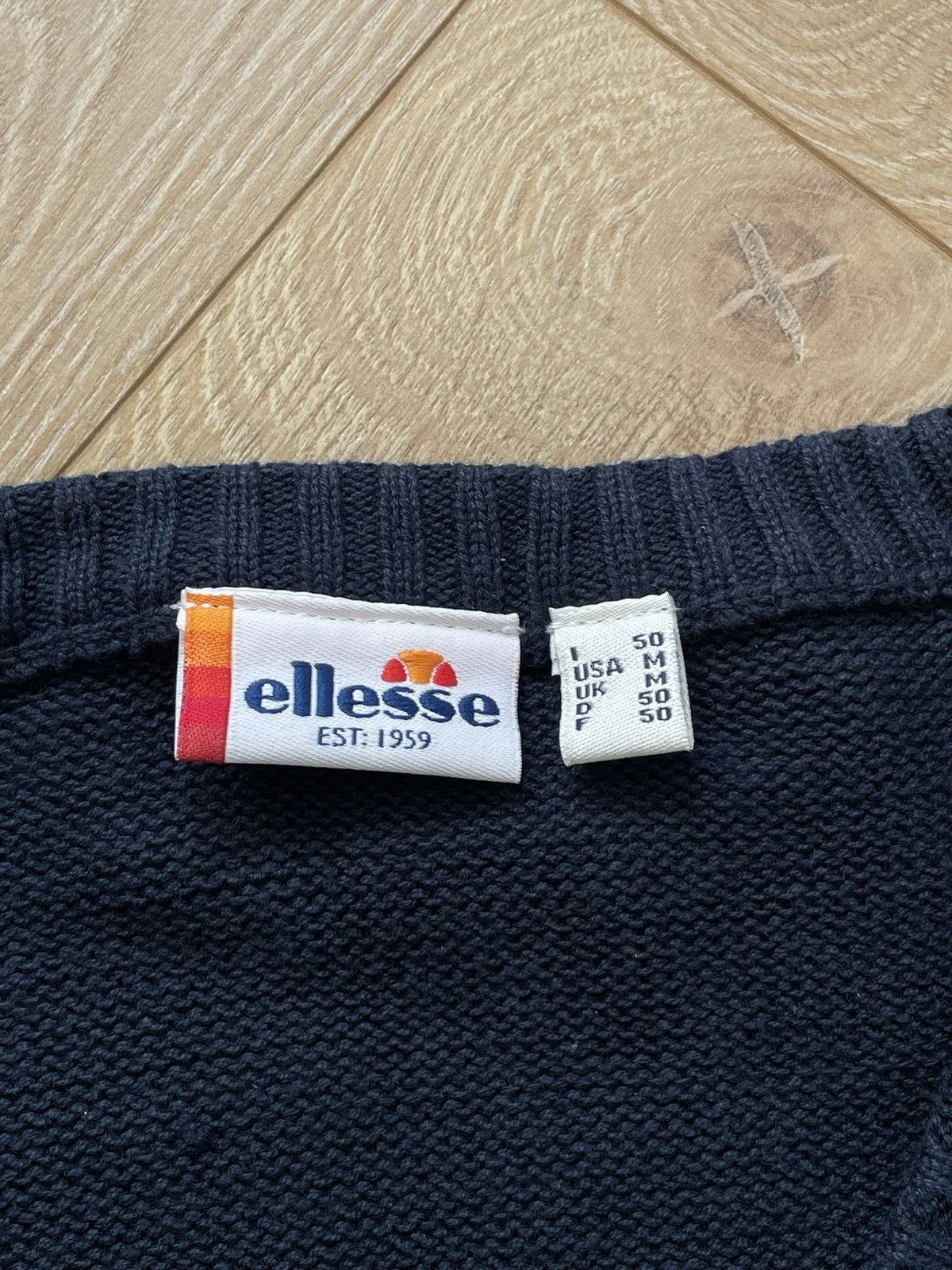 Ellesse × Vintage Ellesse Retro 00s Knitwear Jumper Pull Streetwear Skate Rap Size US M / EU 48-50 / 2 - 5 Thumbnail