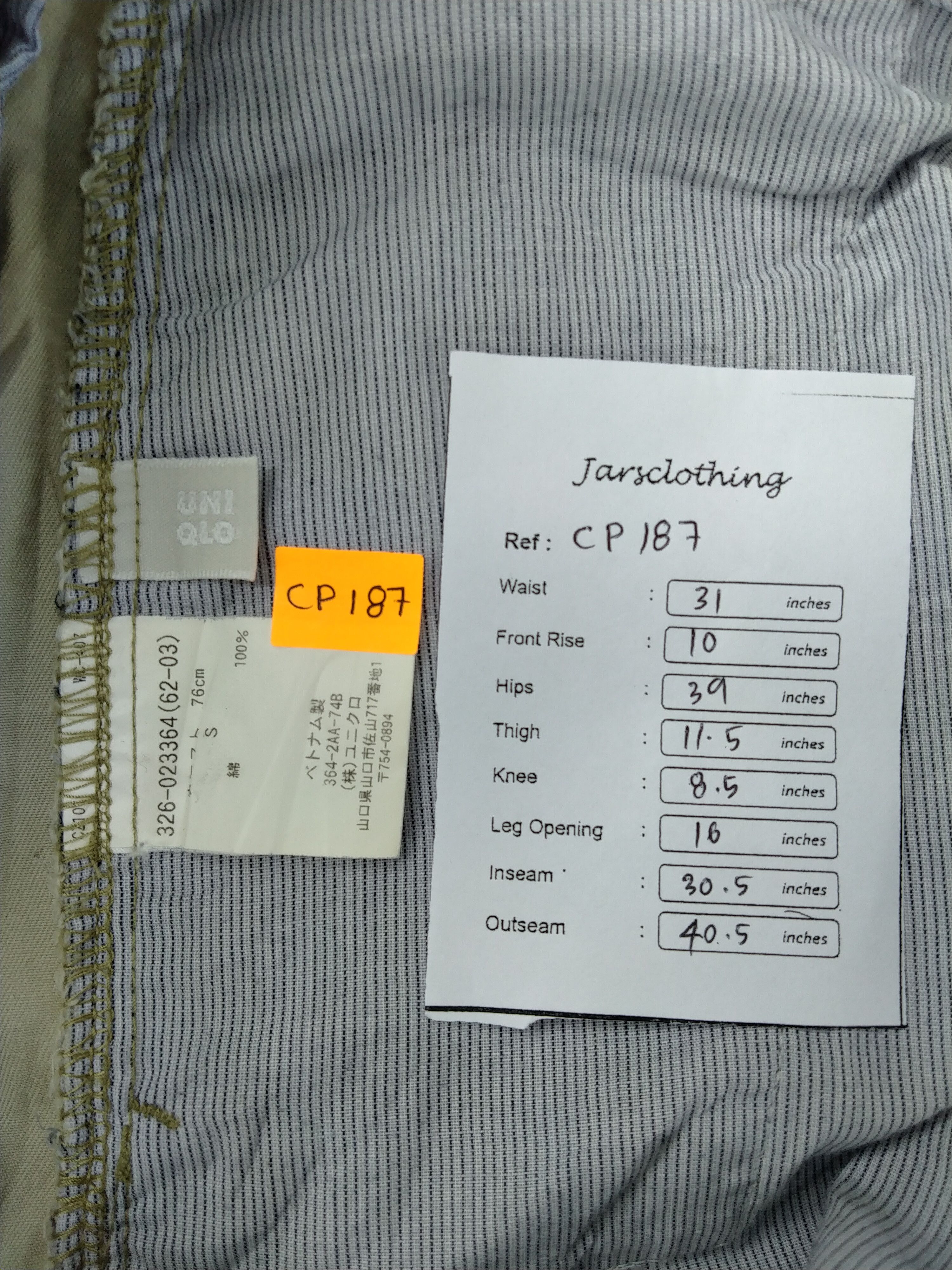 Japanese Brand Uniqlo Japanese Brand Cargo Multi Pocket 31 x 30.5 -CP187 Size US 31 - 6 Thumbnail