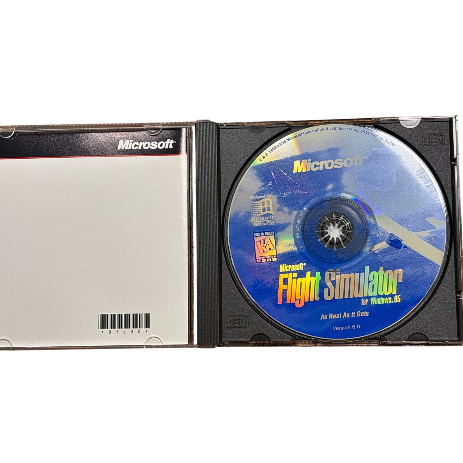 Microsoft Microsoft store FLIGHT SIMULATOR promo sample Windows 95 PC Size ONE SIZE - 5 Thumbnail