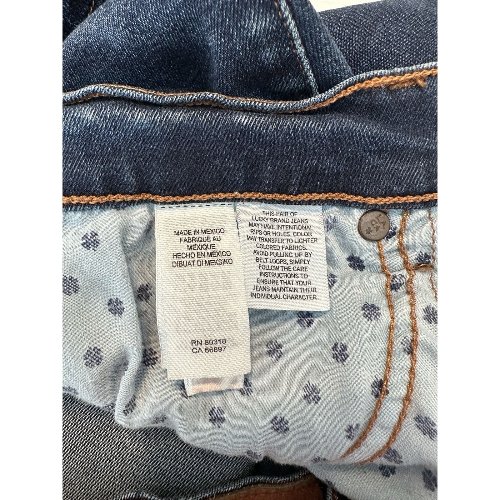 Lucky Brand Lucky Brand Jeans Premium Italian Stretch Bootcut 6/28A Blue Size 30" / US 8 / IT 44 - 5 Thumbnail
