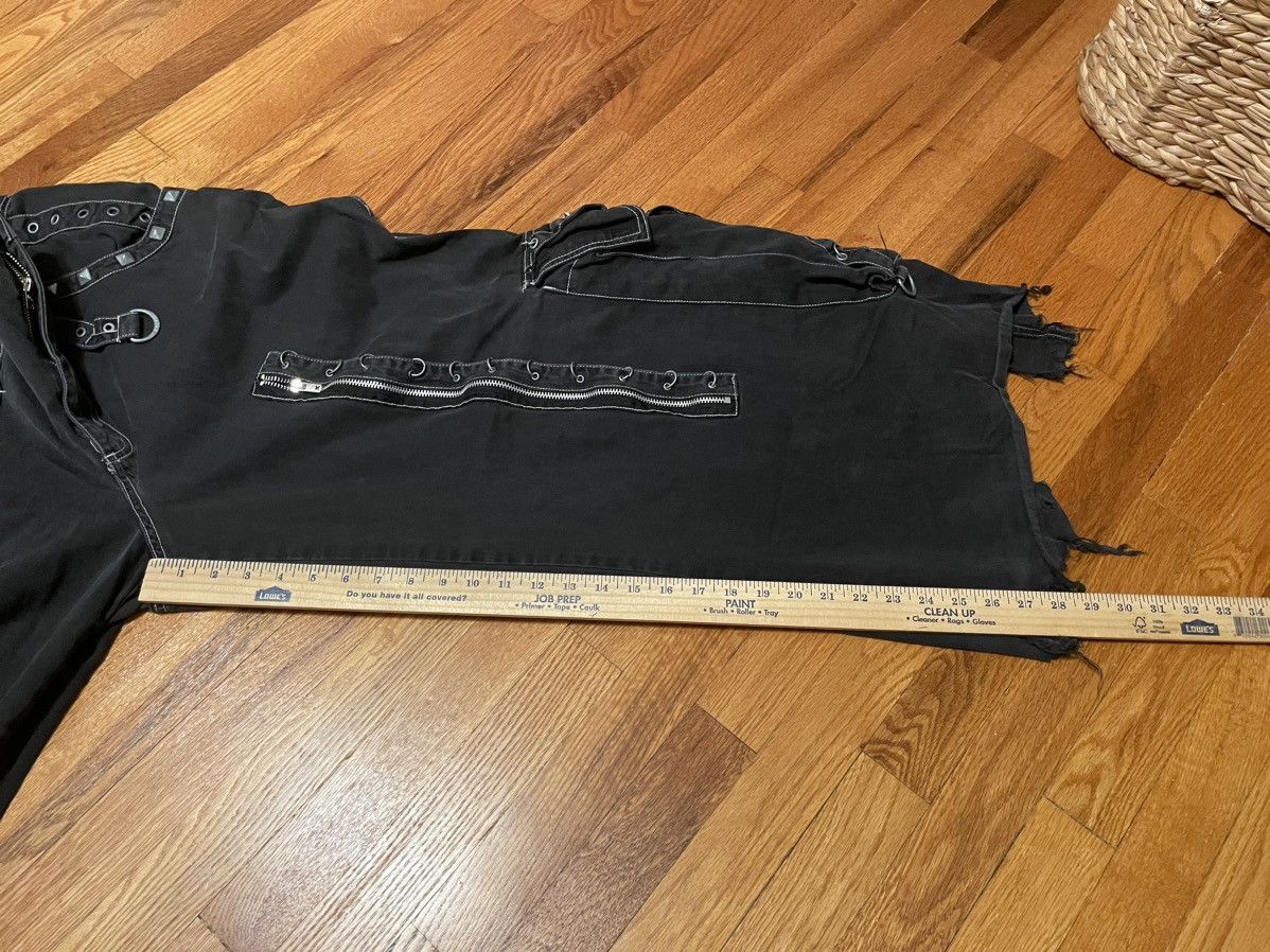 Tripp NYC × Vintage Vintage 90s Y2K Tripp NYC Emo Goth Baggy Distressed Pants Size US 31 - 10 Thumbnail