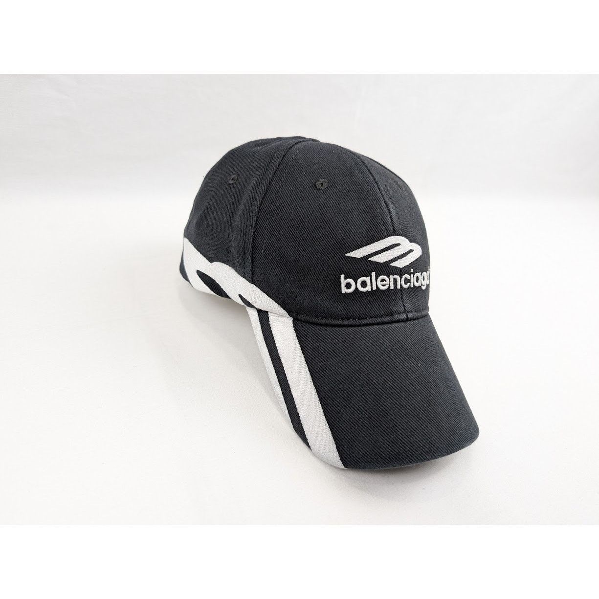 Balenciaga o1rshd1 Size: L / 3B Baseball Cap / Hat in Black/White Size ONE SIZE - 4 Thumbnail