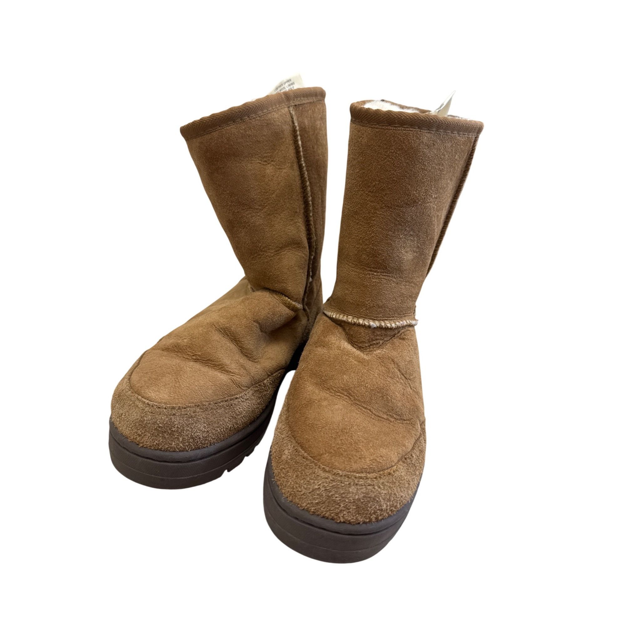 Ugg Ugg Womens Brown Leather Wool Ankle Boots Size 6W SKU8191 Size US 6 / IT 36 - 12 Thumbnail
