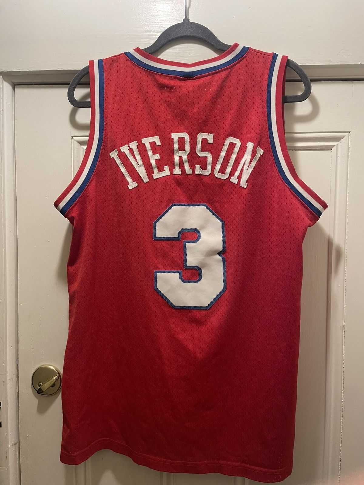 Nike Vintage Nike NBA Allen Iverson Jersey Size US M / EU 48-50 / 2 - 2 Thumbnail
