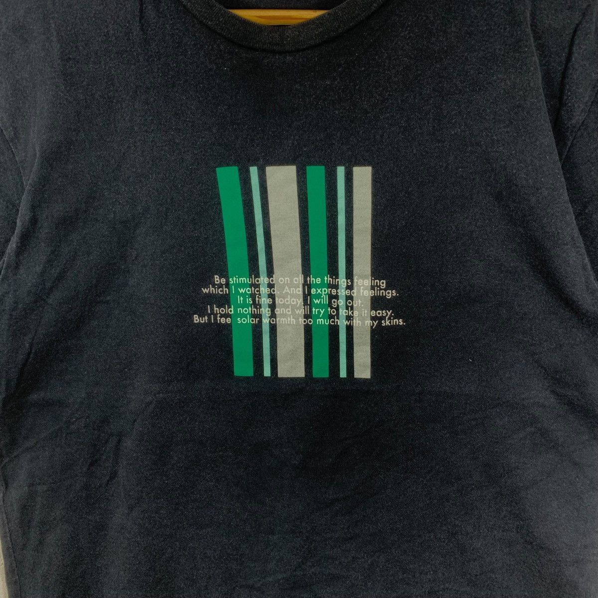 Michel Klein Vintage MK MICHEL KLEIN Homme Plus Box Logo Tee Shirt Top Size US S / EU 44-46 / 1 - 5 Thumbnail